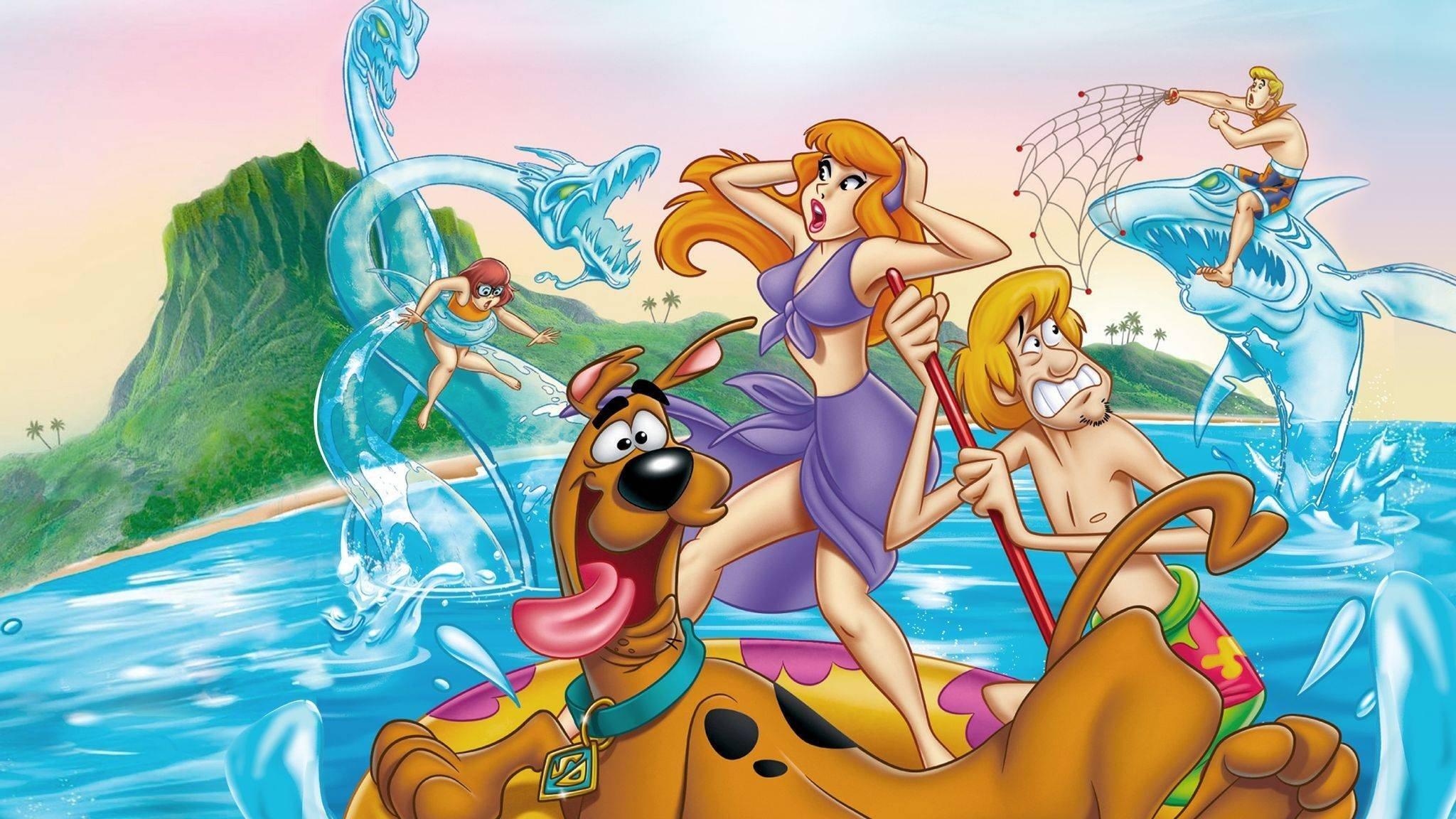 Scooby-Doo! and the Beach Beastie 2015 movie scene