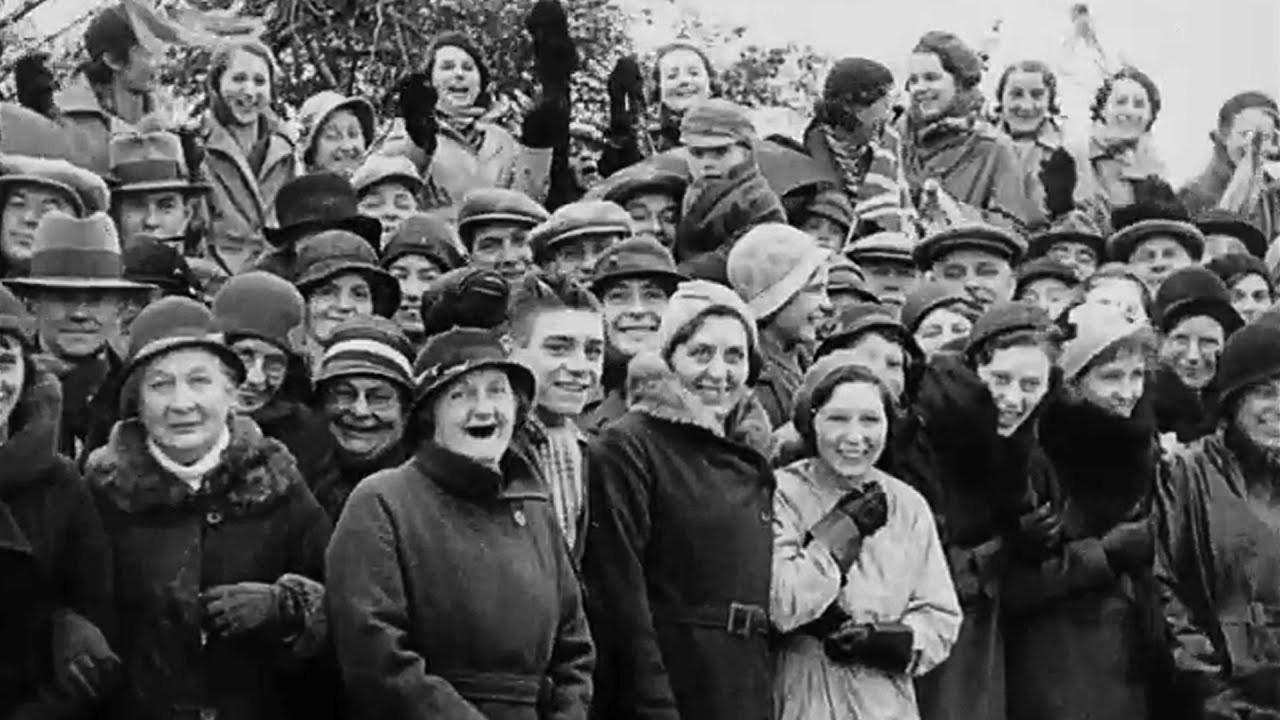Prince George's Visit to Scunthorpe 1933 movie scene