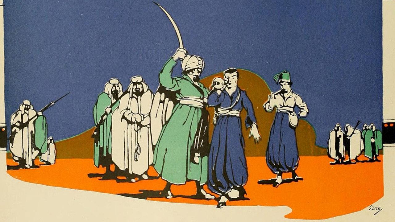 The Bugler of Algiers 1916 movie scene