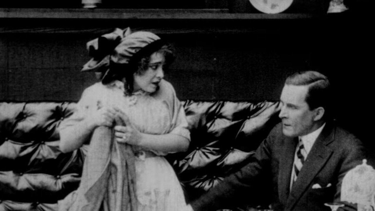 The Kiss 1914 movie scene