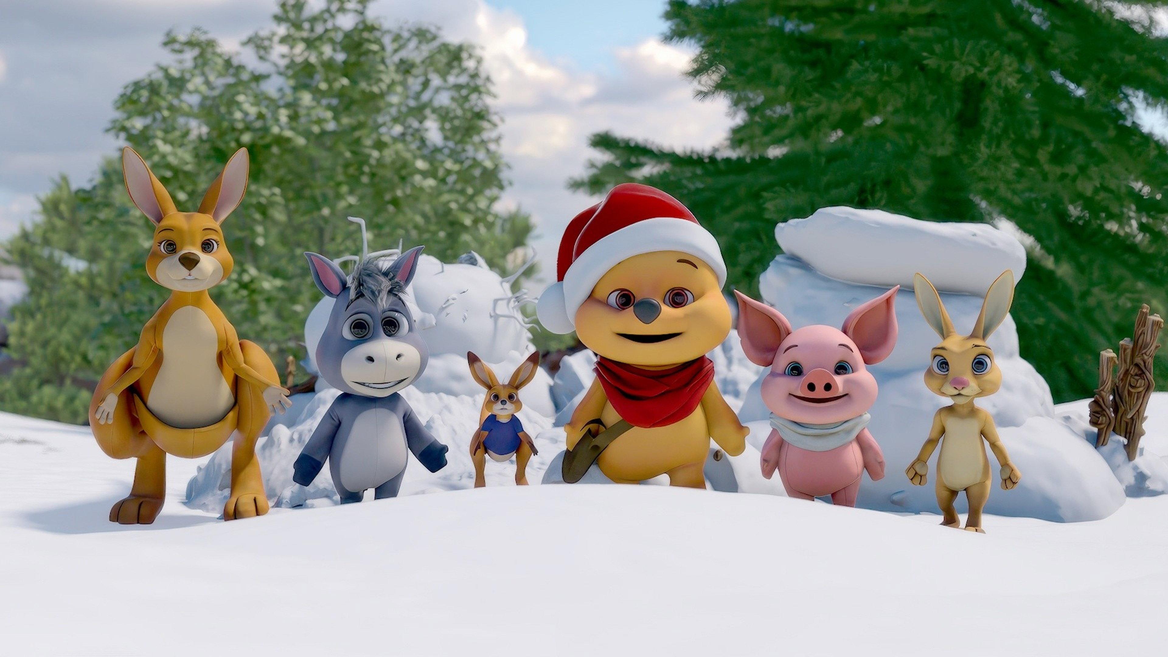 A Winnie-the-Pooh Christmas 2025 movie scene