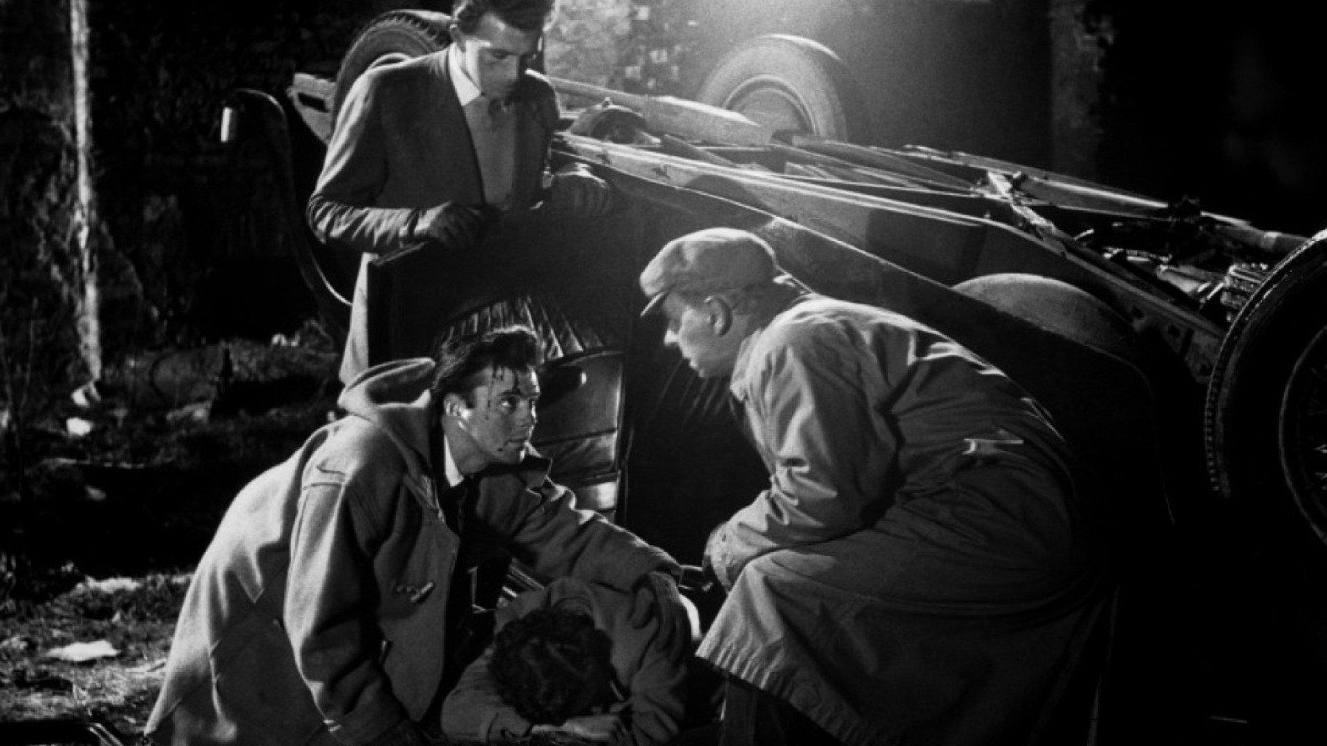 The Sleeping Tiger 1954 movie scene