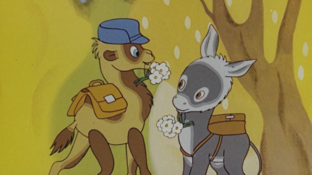 How the Little Camel and the Little Donkey Went to School 1975 movie scene