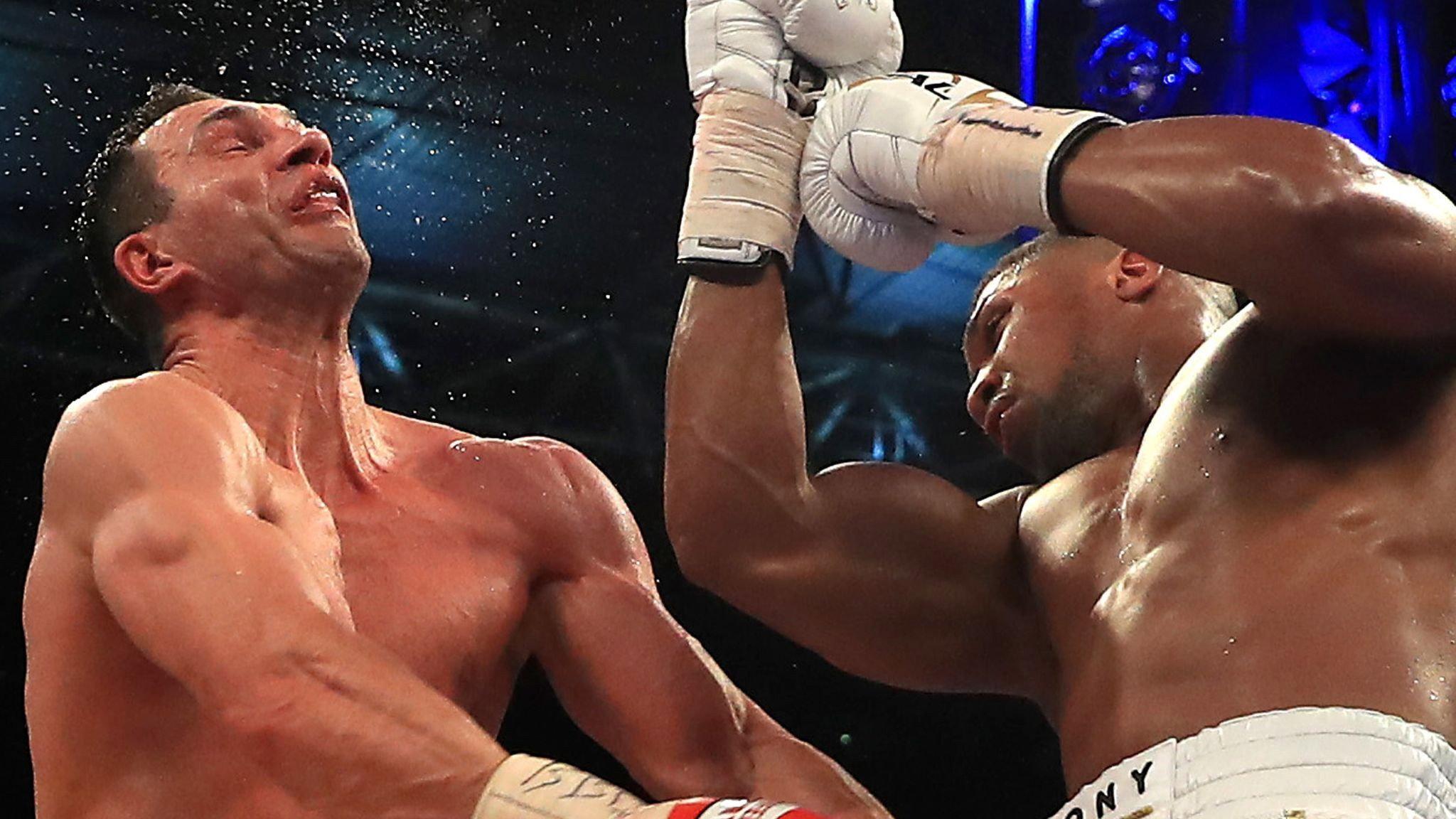 Anthony Joshua vs. Wladimir Klitschko 2017 movie scene