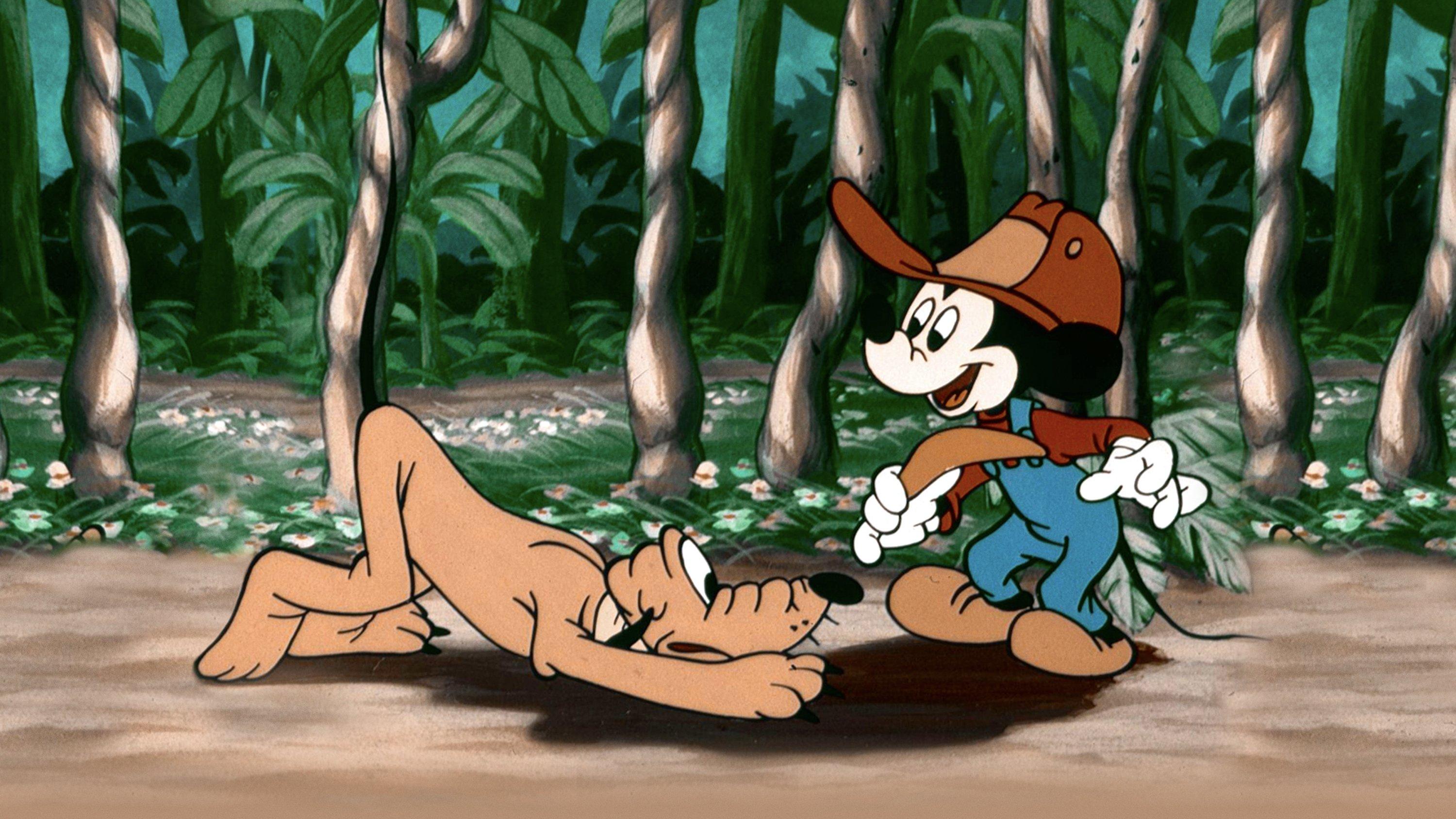 Mickey Down Under 1948 movie scene
