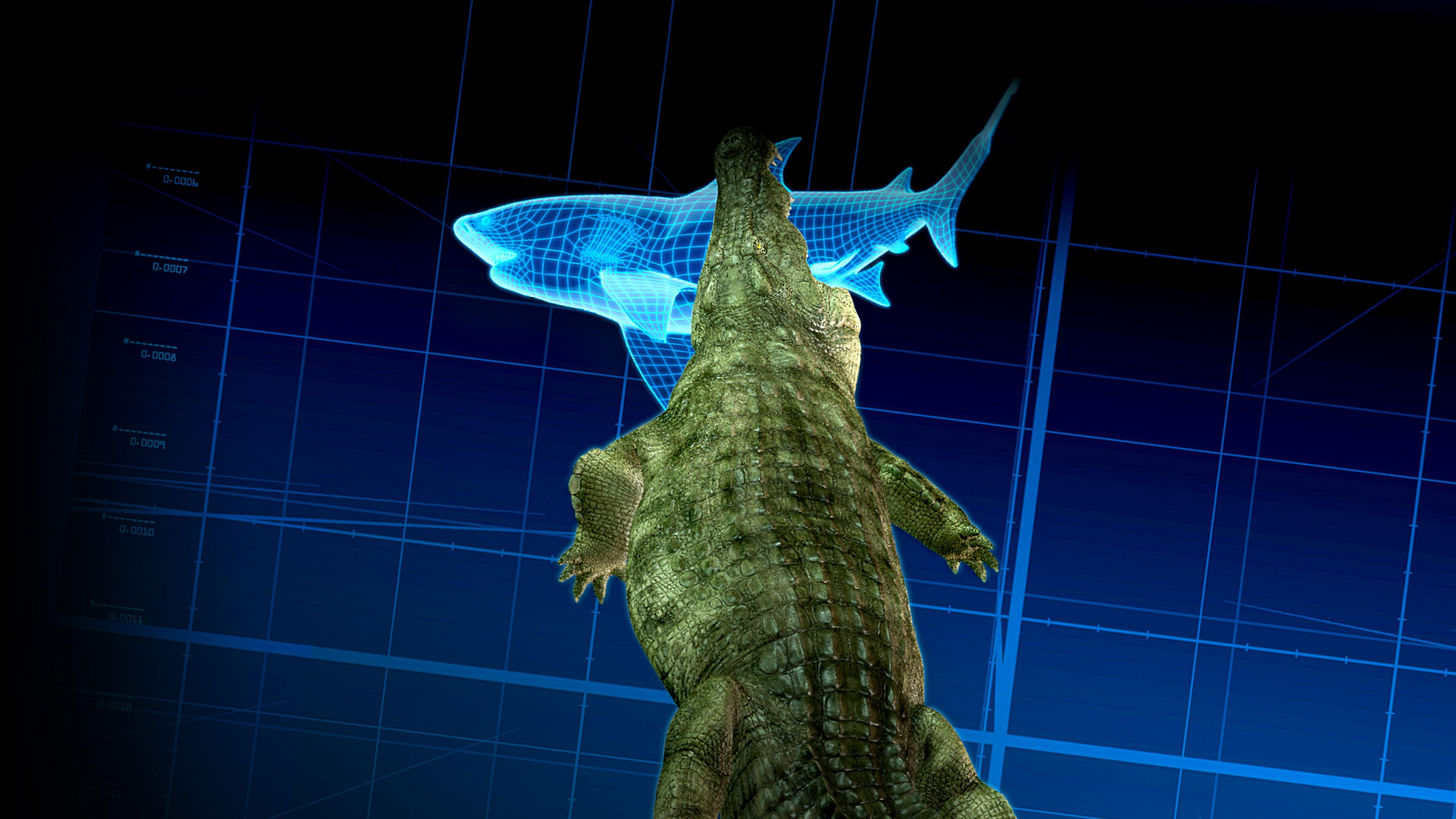 The Croc That Ate Jaws 2021 movie scene