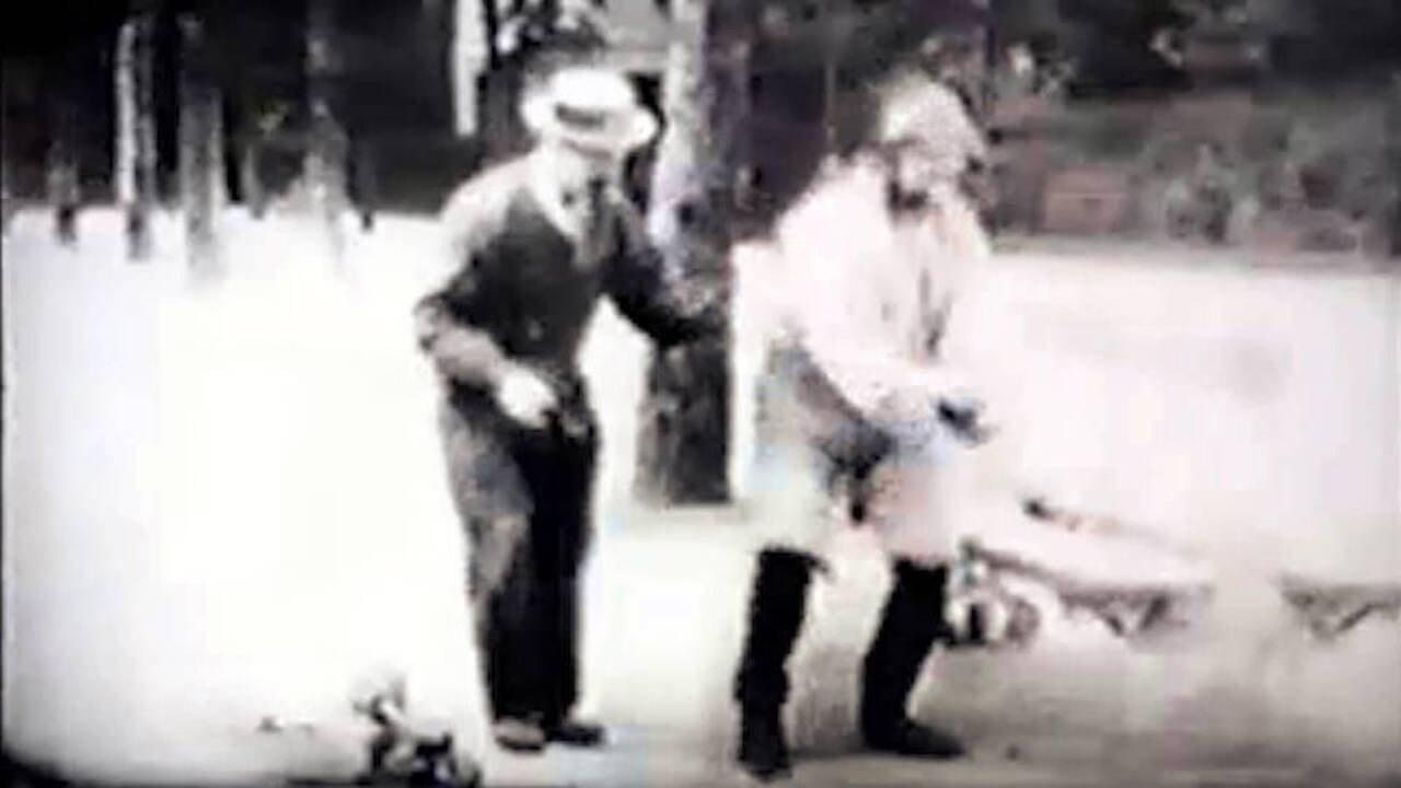 The Dentures 1909 movie scene