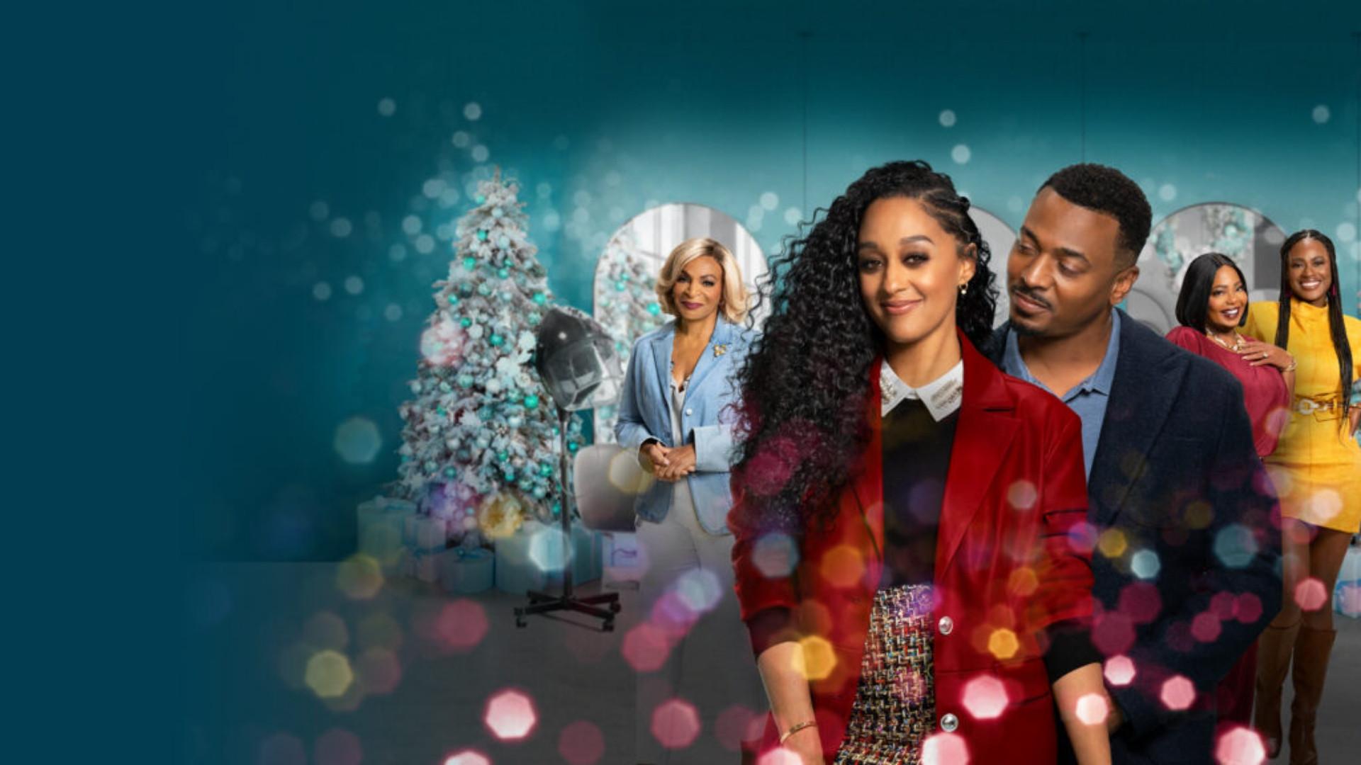 A Very Merry Beauty Salon 2024 movie scene