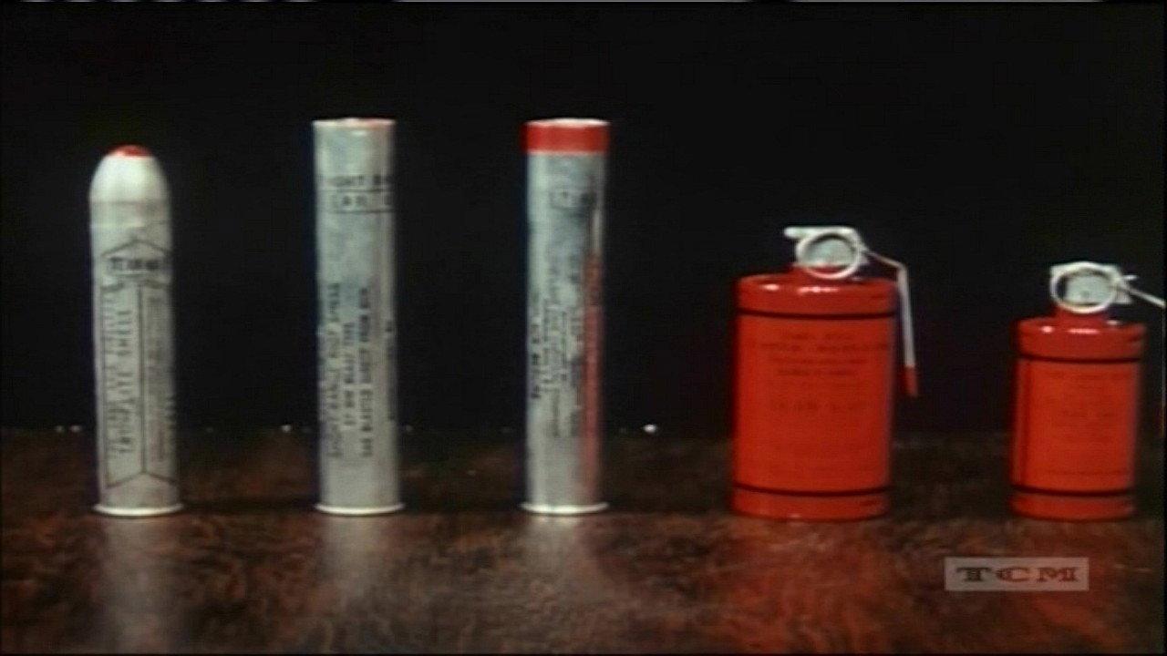Tear Gas in Law Enforcement 1962 movie scene