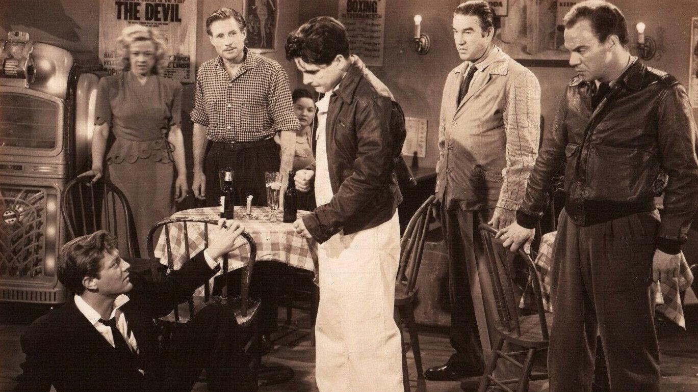 The Burning Cross 1947 movie scene