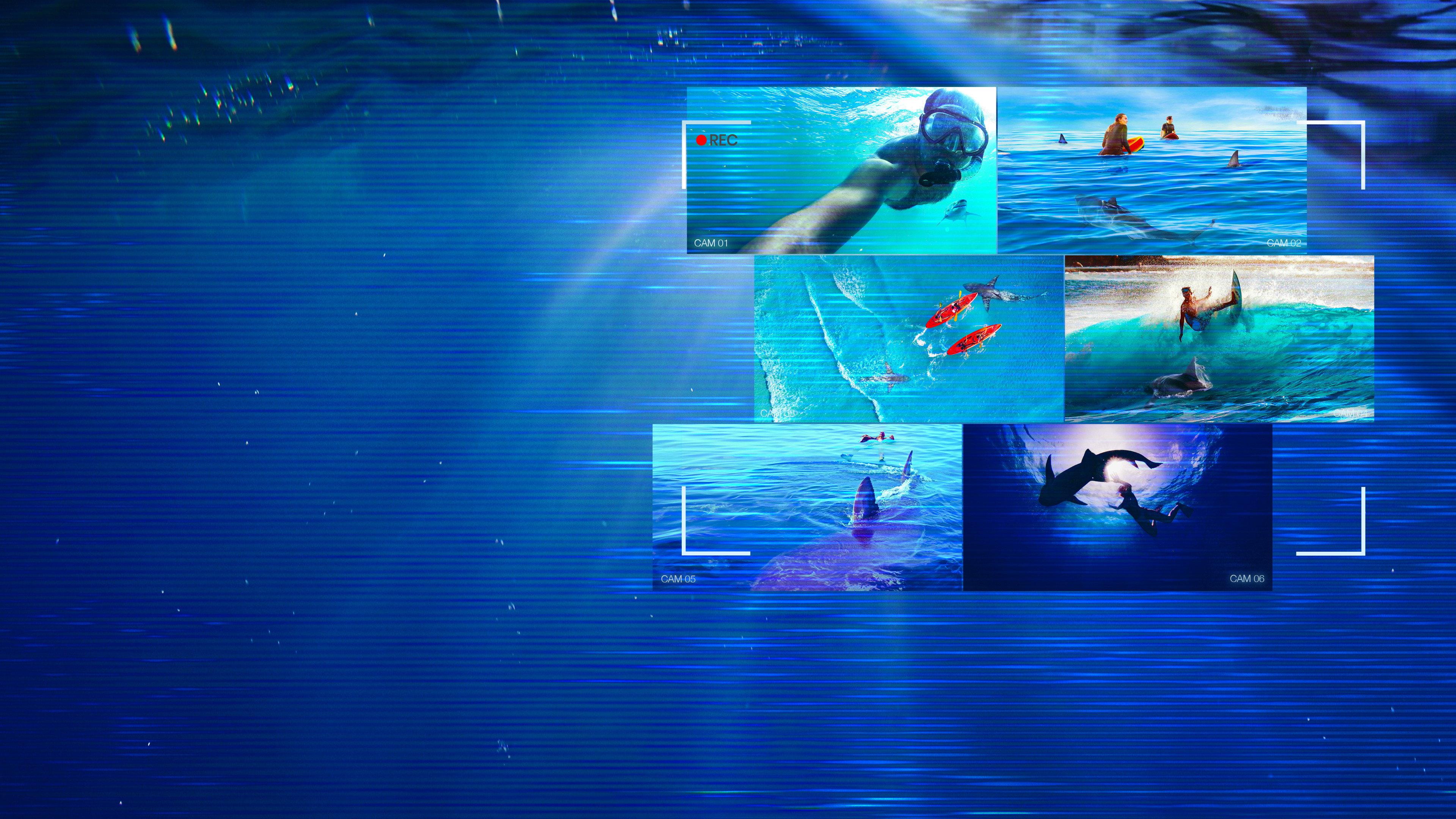 Caught! When Sharks Attack 2024 movie scene