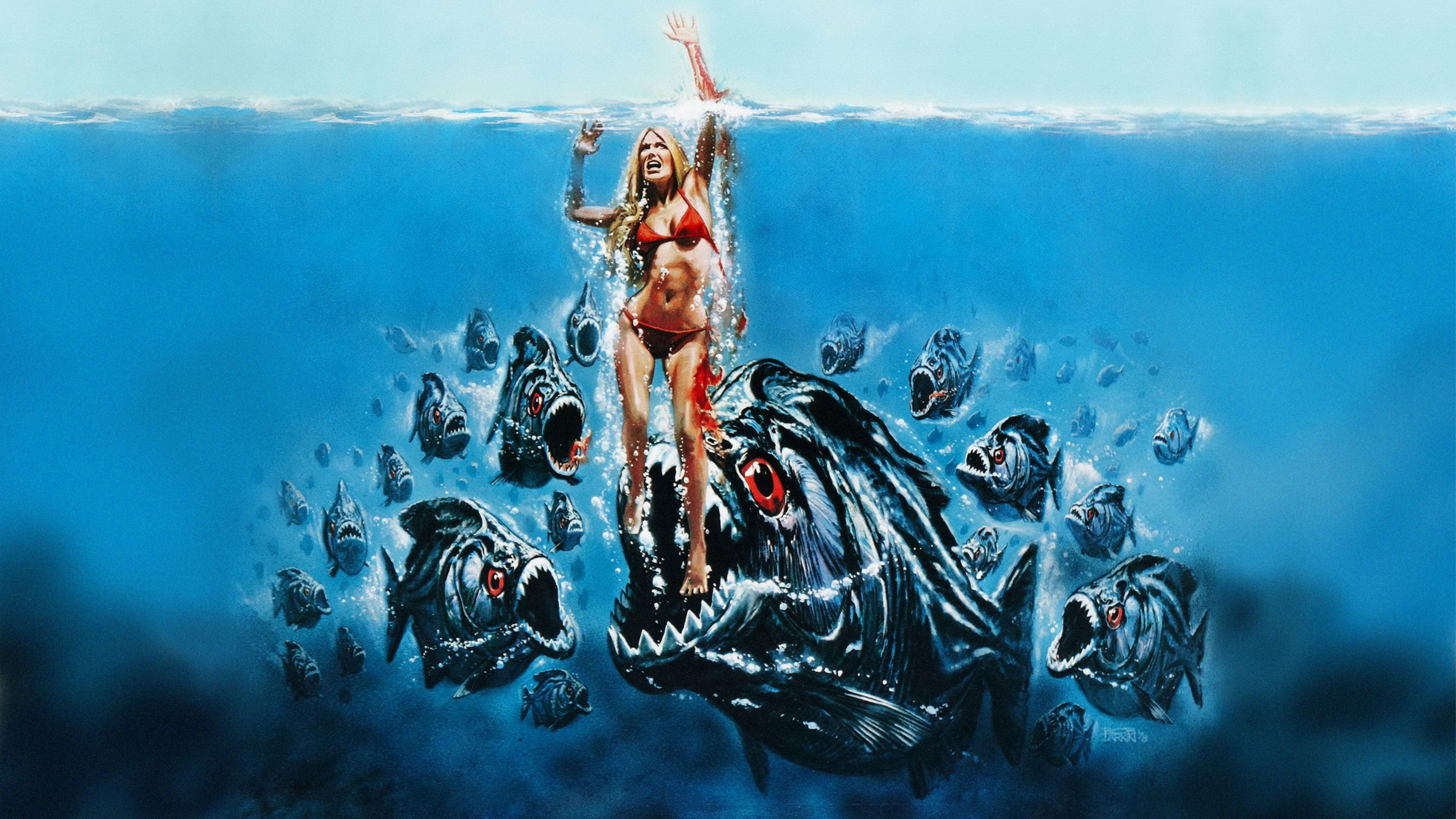 Piranha 1978 movie scene