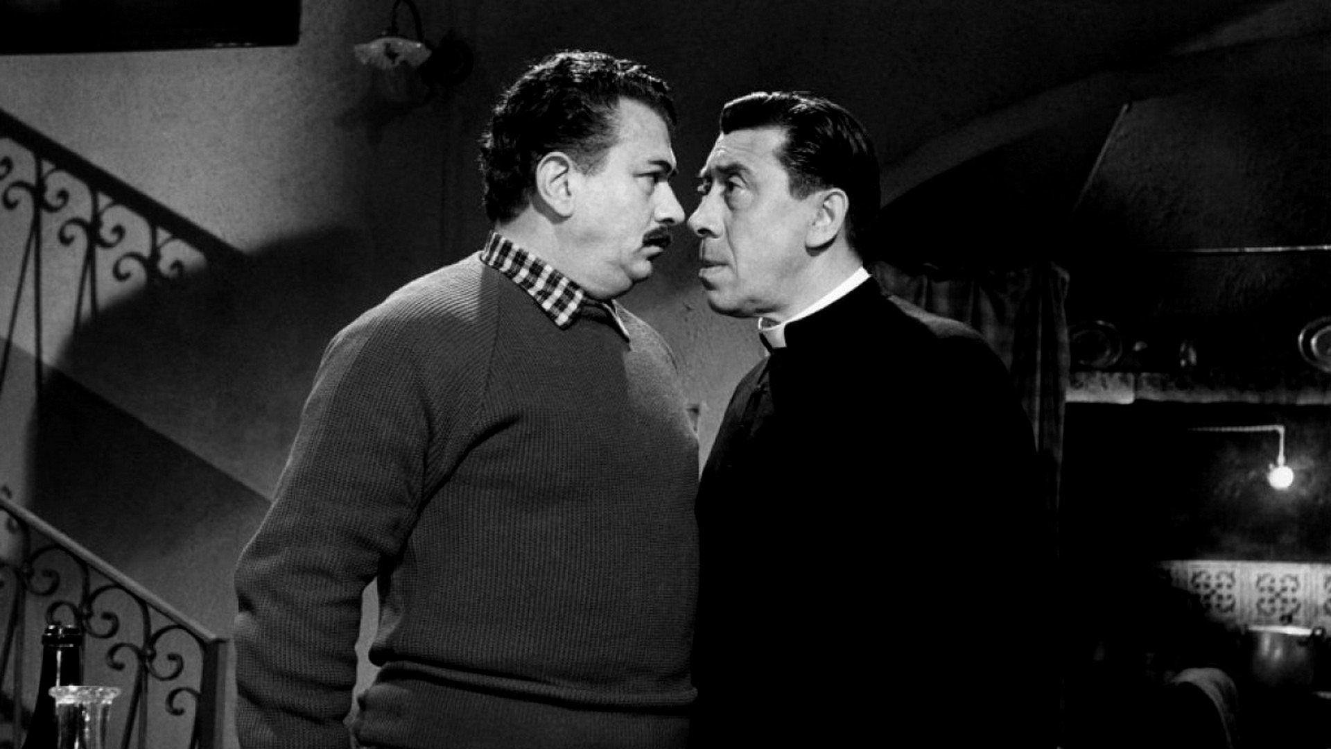 The Return of Don Camillo 1953 movie scene