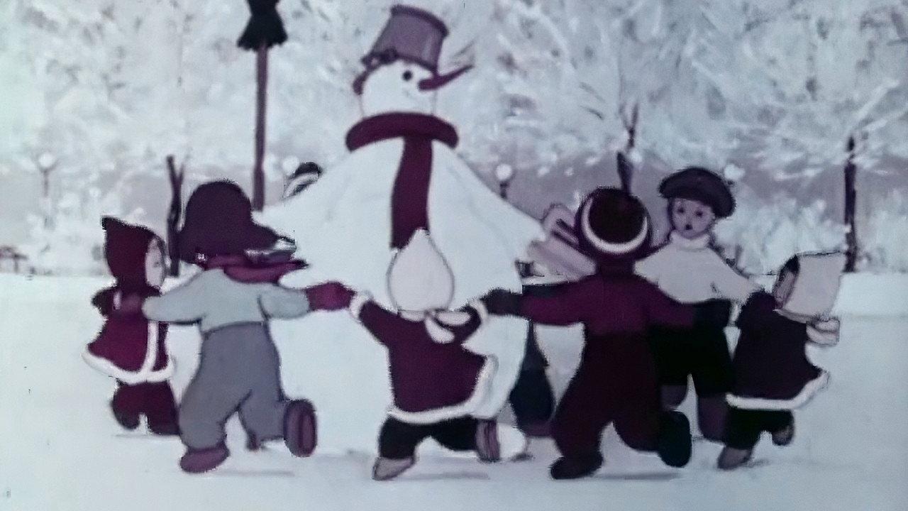 Spunky the Snowman 1957 movie scene