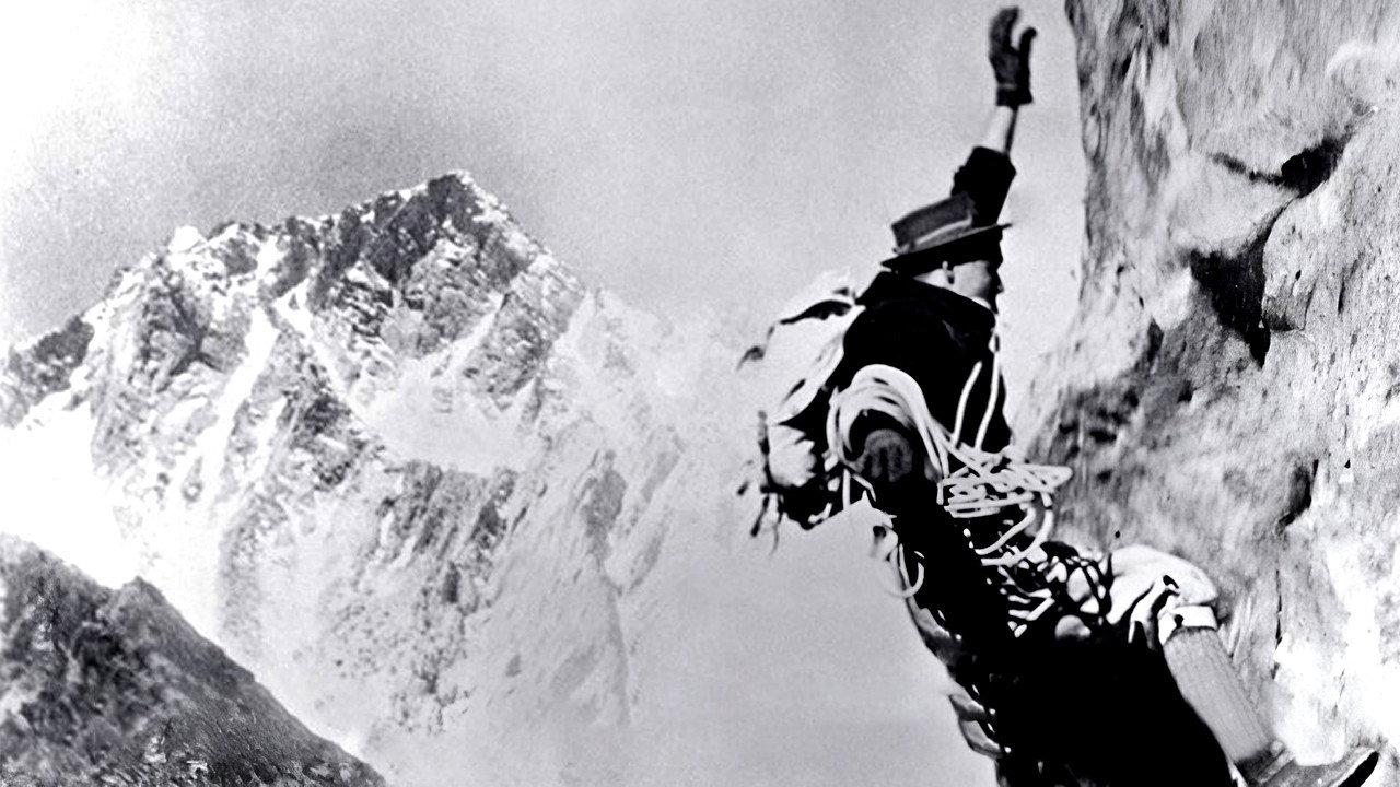 Climbing the Matterhorn 1947 movie scene