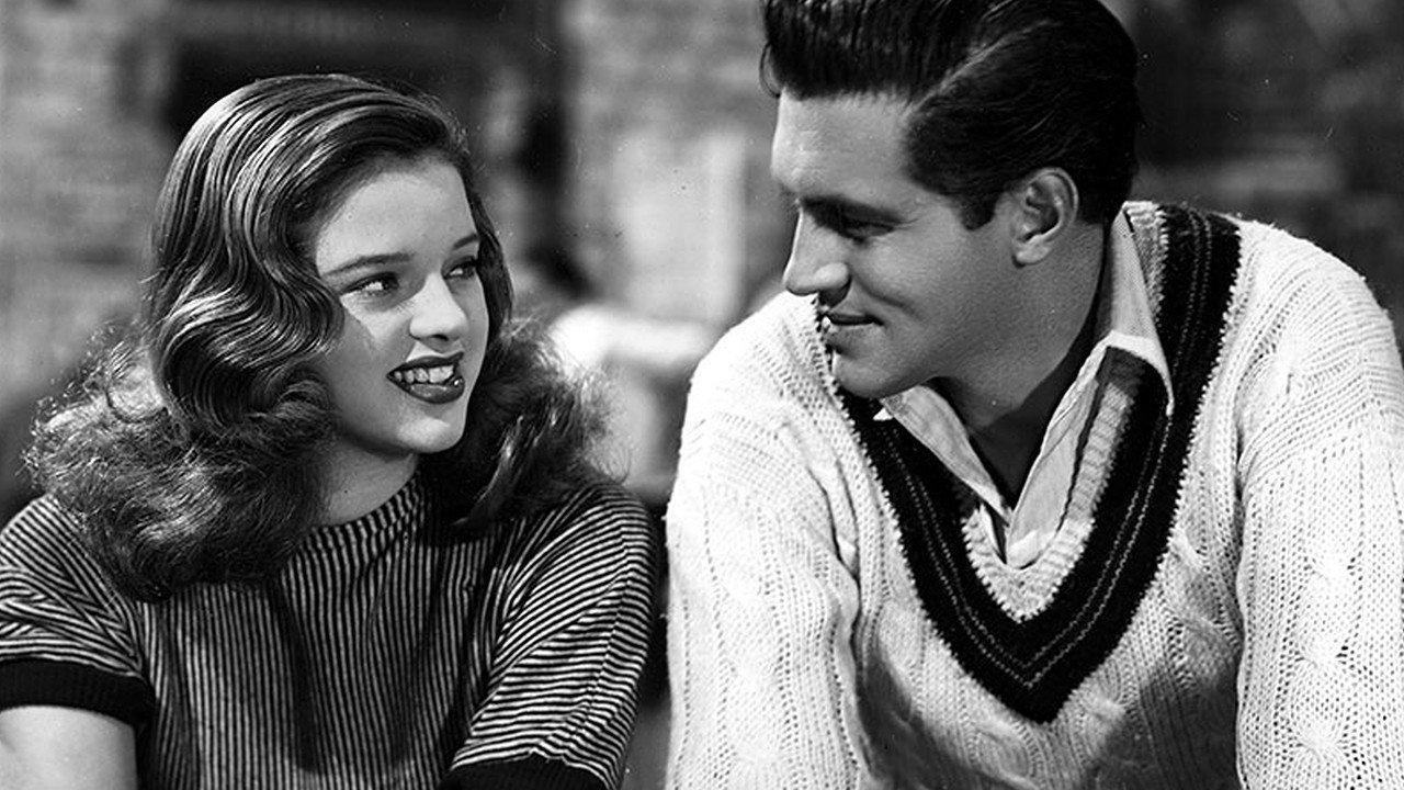A Boy, a Girl and a Bike 1949 movie scene