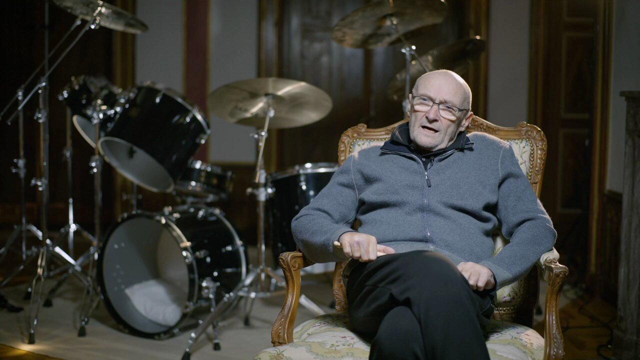 Phil Collins: Drummer First 2024 movie scene