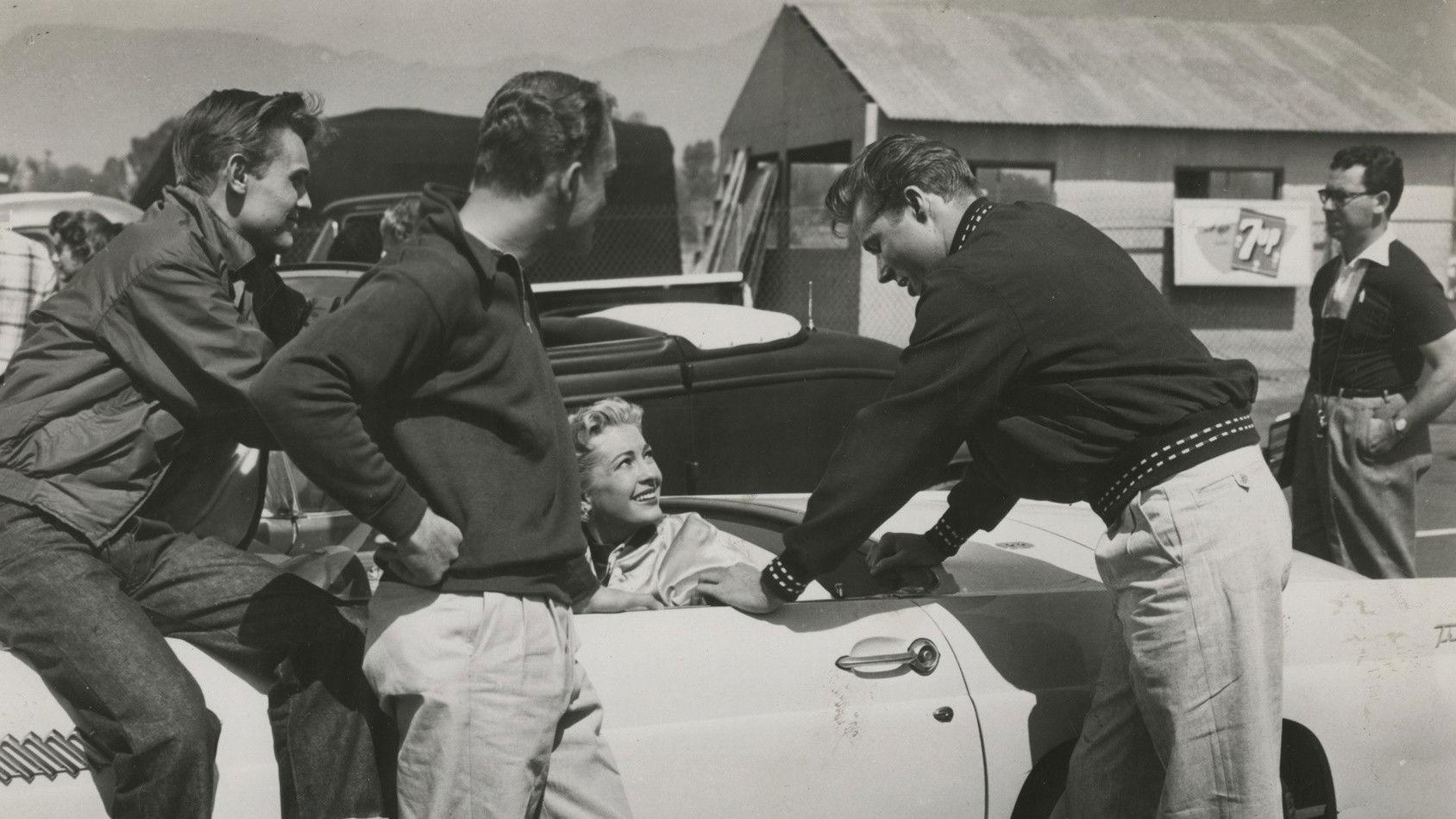 Hot Rod Girl 1956 movie scene