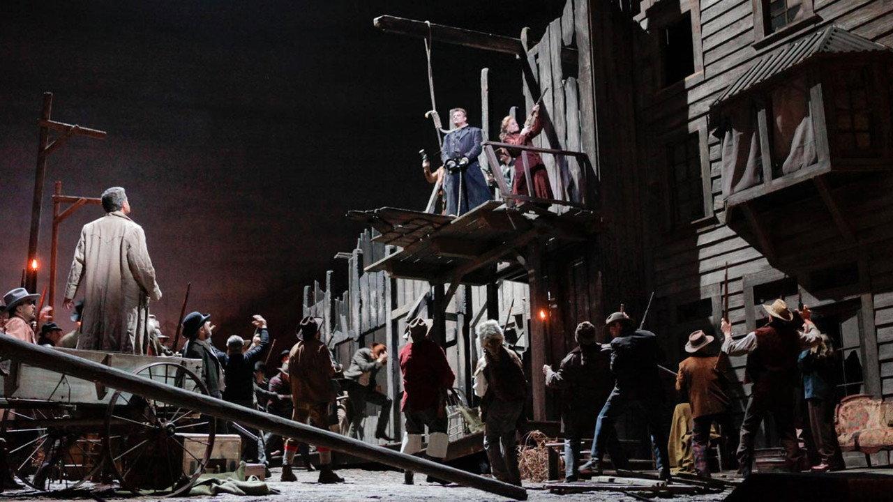 The Metropolitan Opera: La Fanciulla del West 2018 movie scene