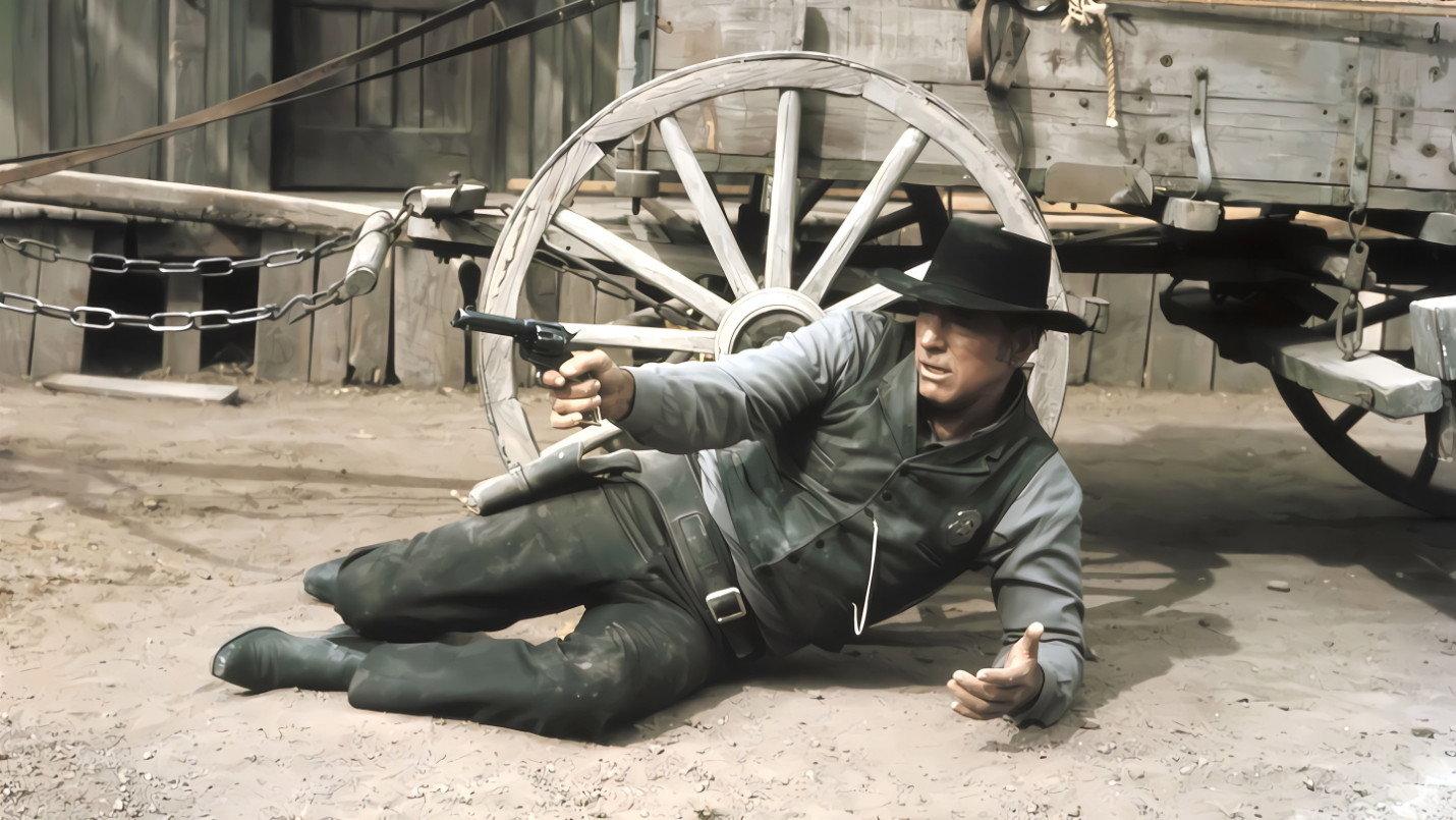 Lawman 1971 movie scene