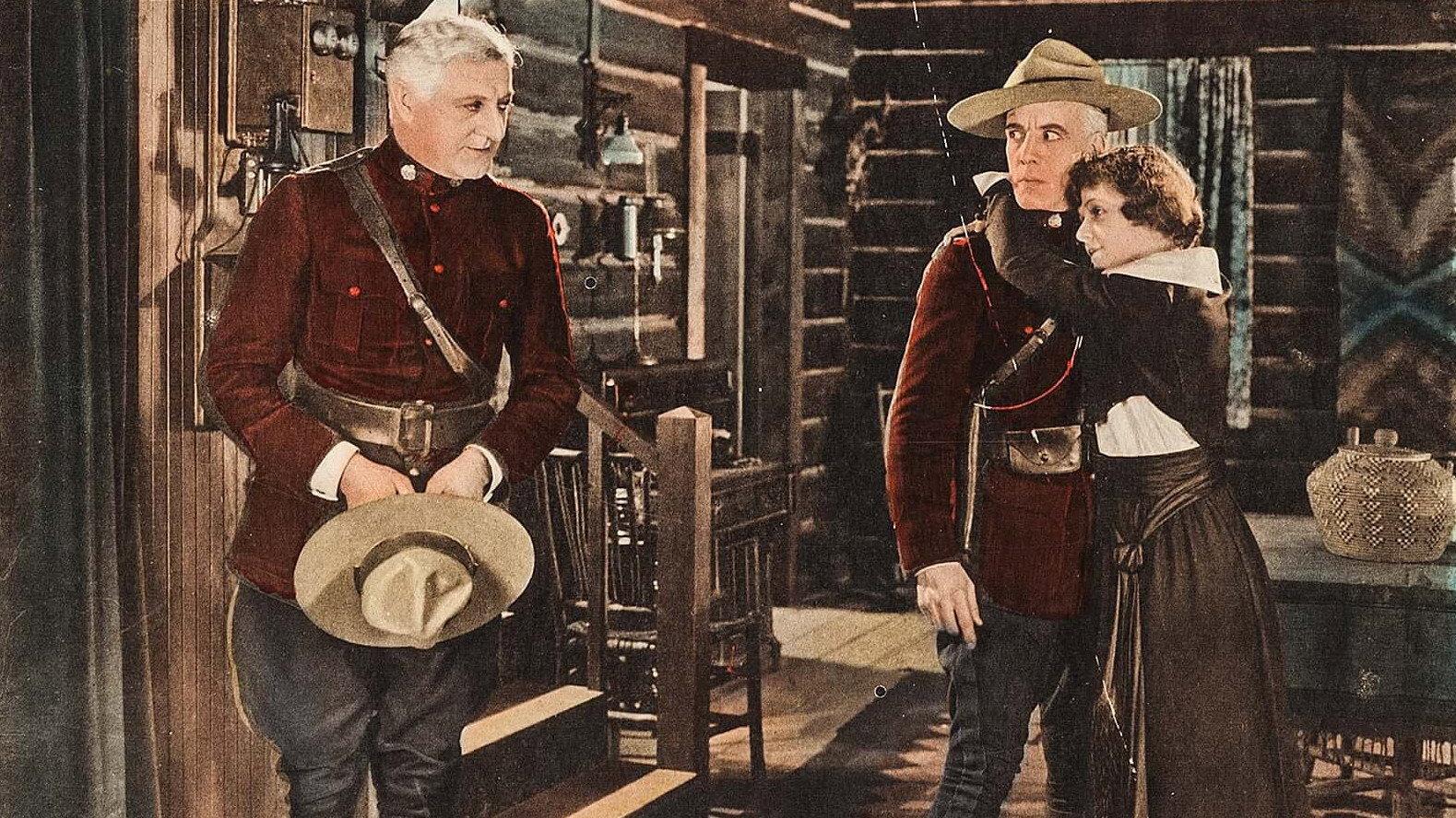 The River's End 1920 movie scene