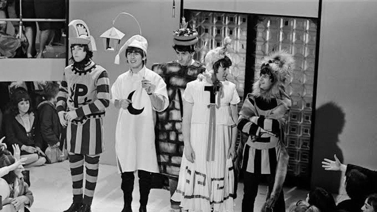 Around the Beatles 1964 movie scene