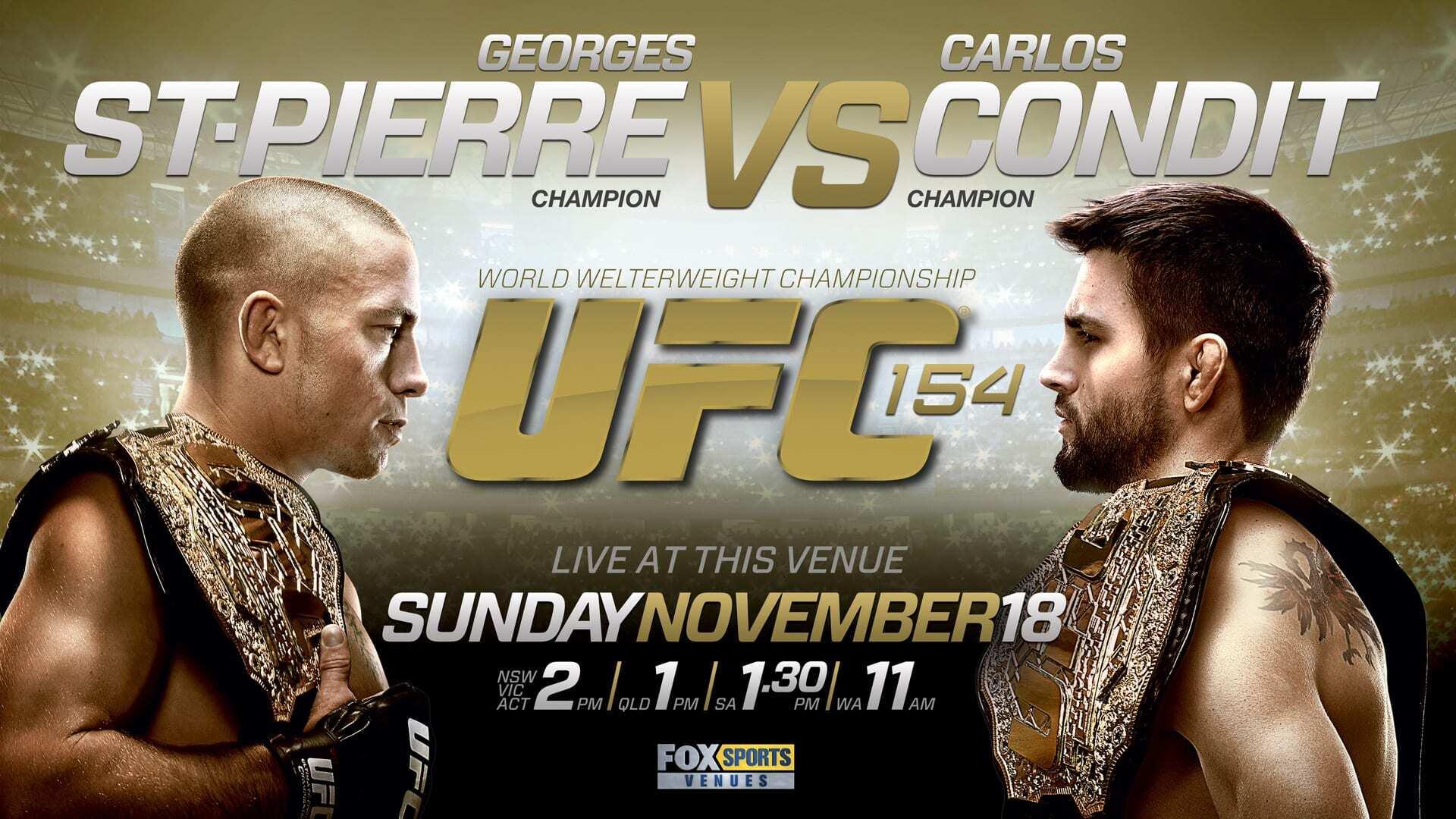 UFC 154: St-Pierre vs. Condit 2012 movie scene