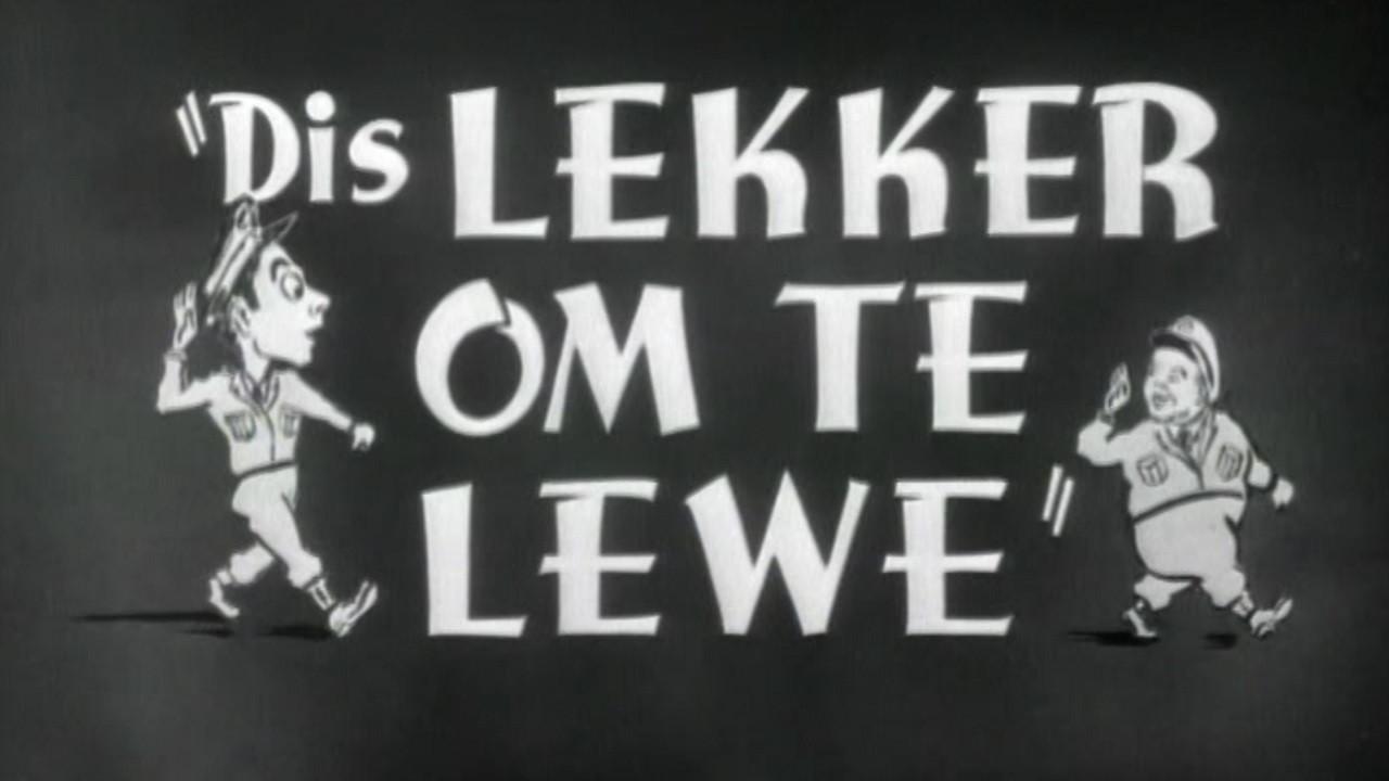 Dis Lekker om te Lewe 1957 movie scene