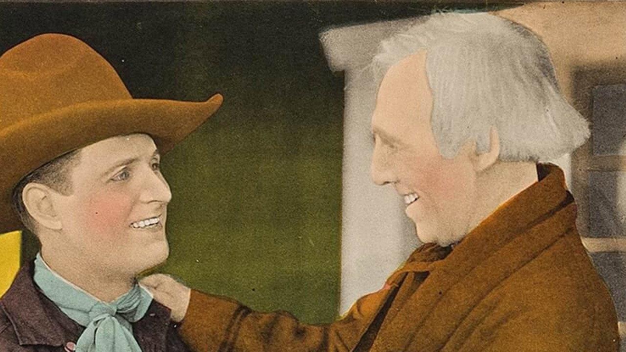 Thundering Hoofs 1924 movie scene
