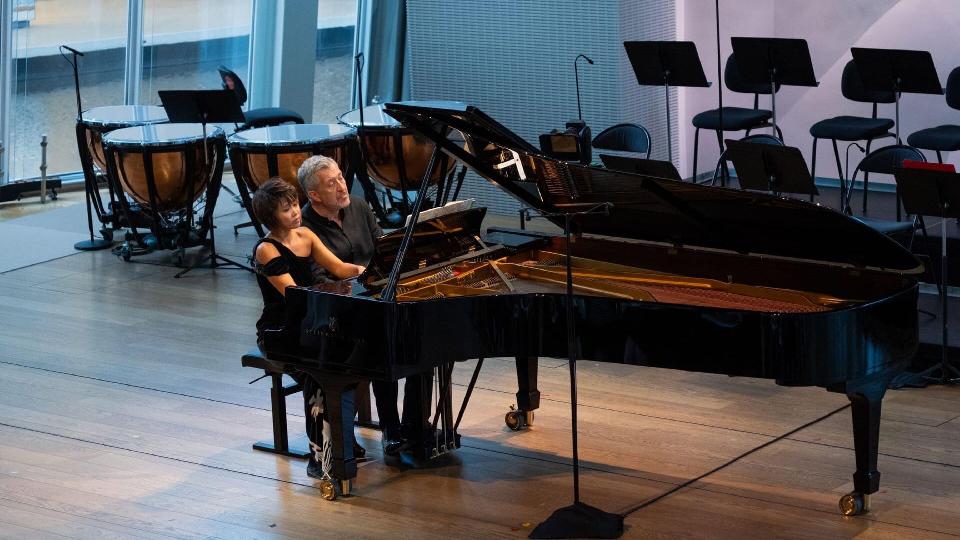 Concert hommage à Franck Gehry 2026 movie scene