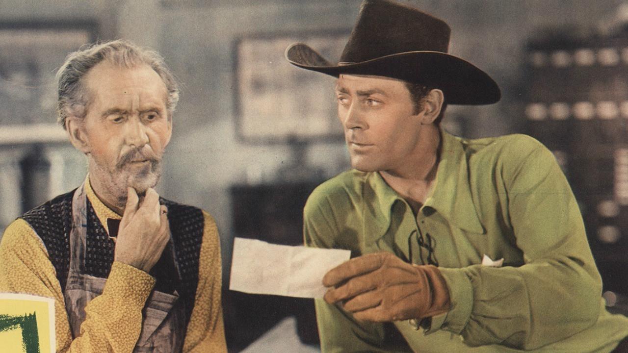 Sundown in Santa Fe 1948 movie scene