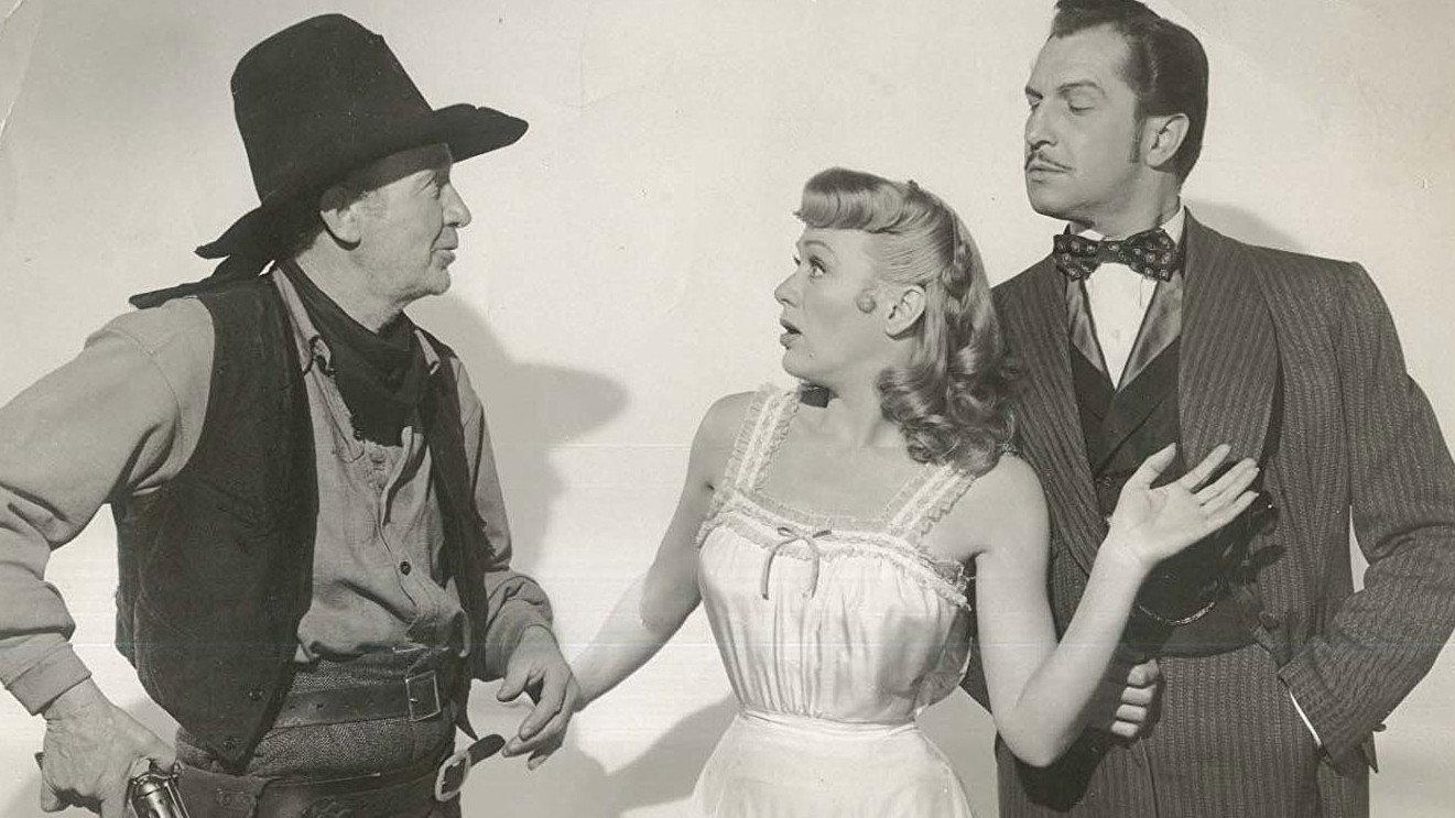 Curtain Call at Cactus Creek 1950 movie scene