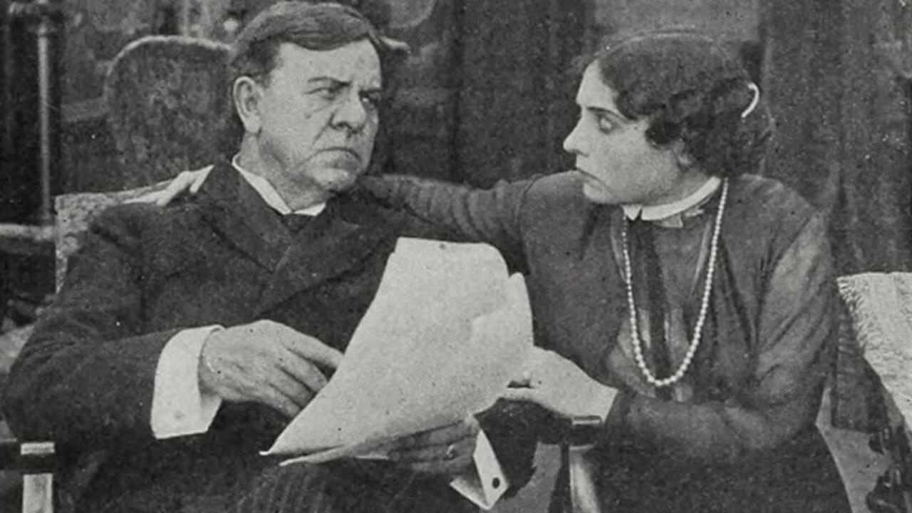 The Frame-Up 1915 movie scene