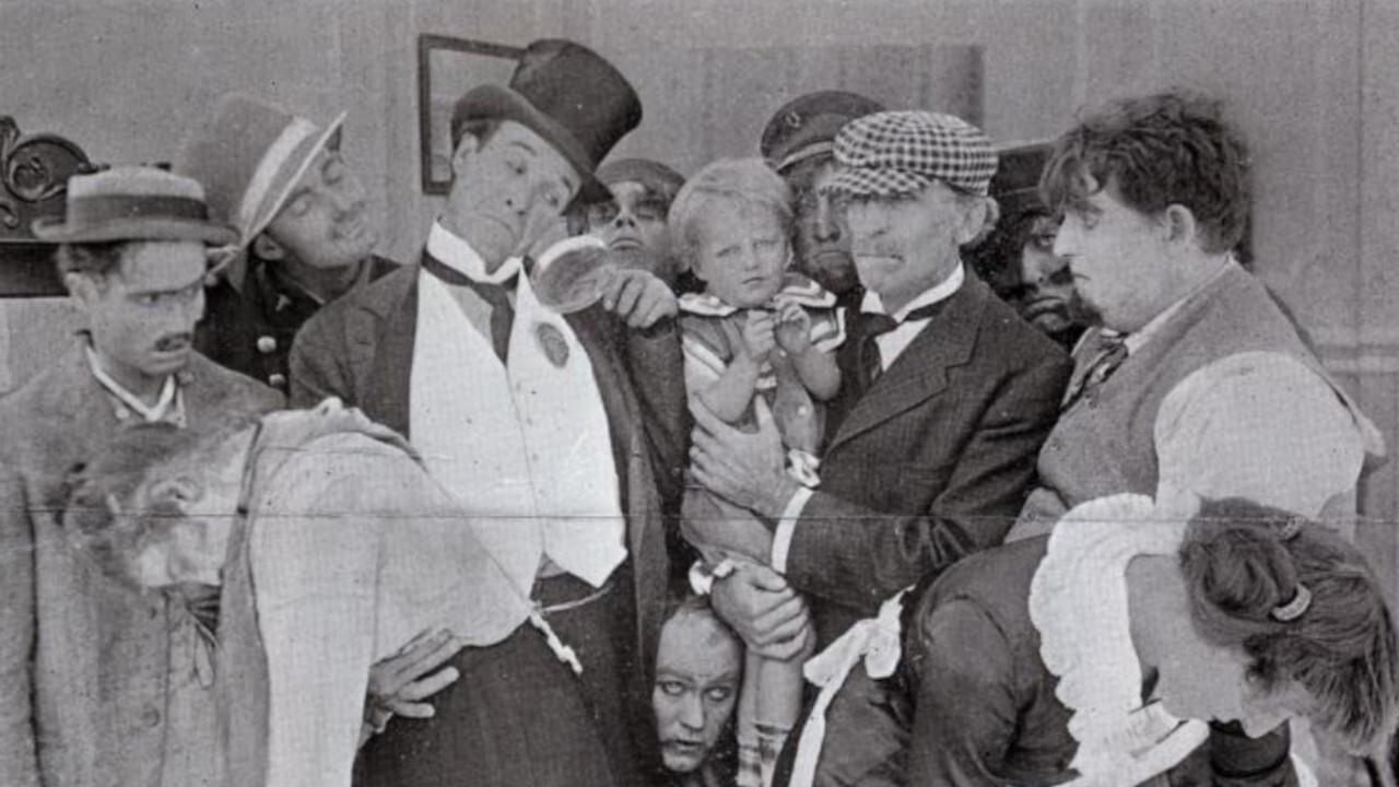 The Kid's Nap 1914 movie scene