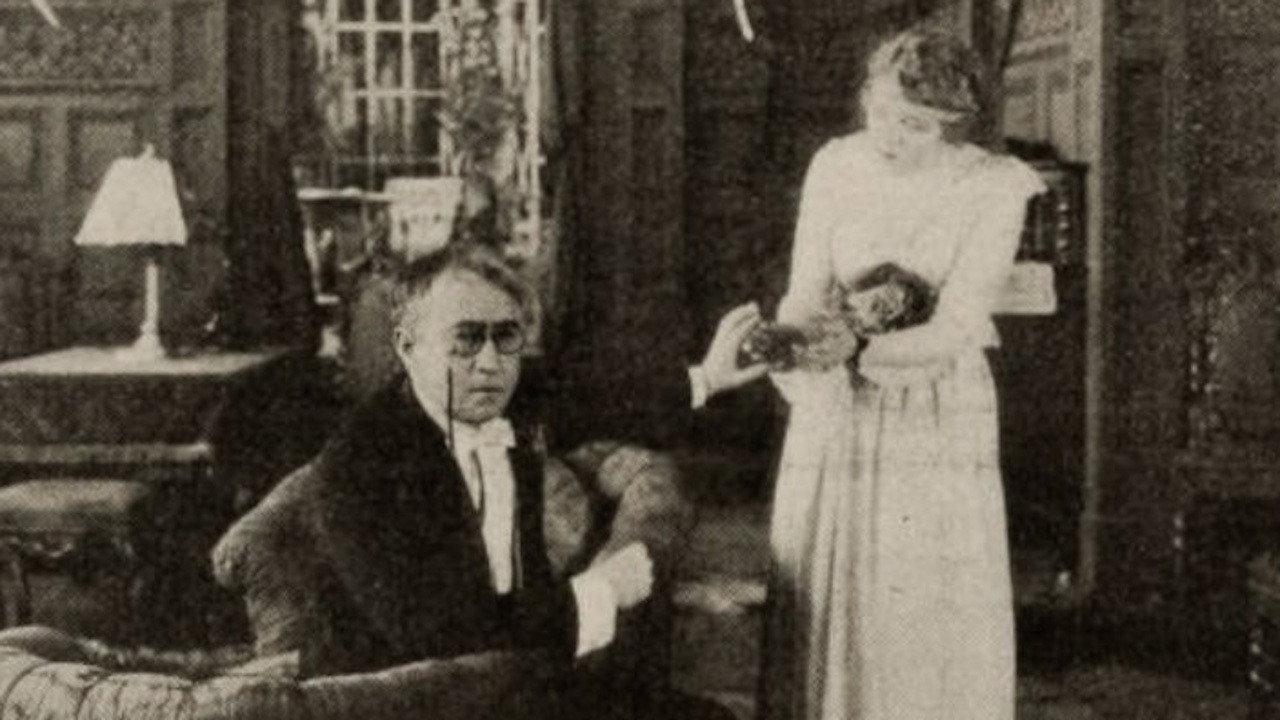 The Bachelor's Romance 1915 movie scene