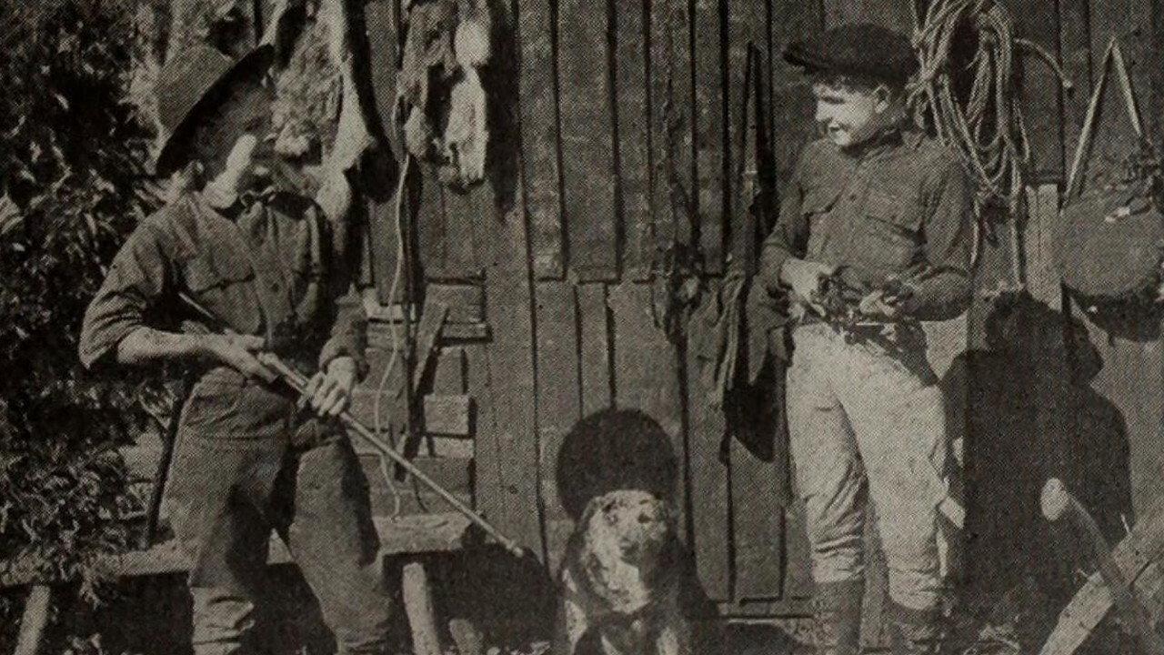 Outwitting the Timber Wolf 1921 movie scene