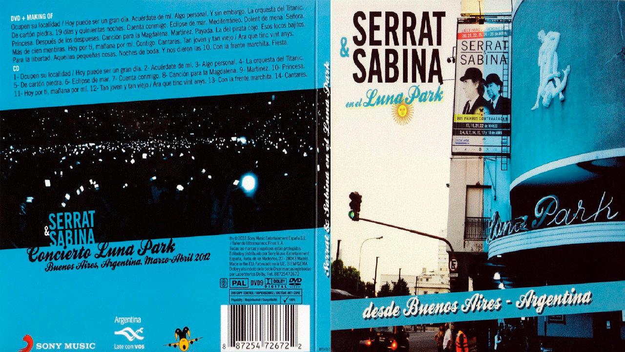 Serrat & Sabina en el Luna Park 2012 movie scene