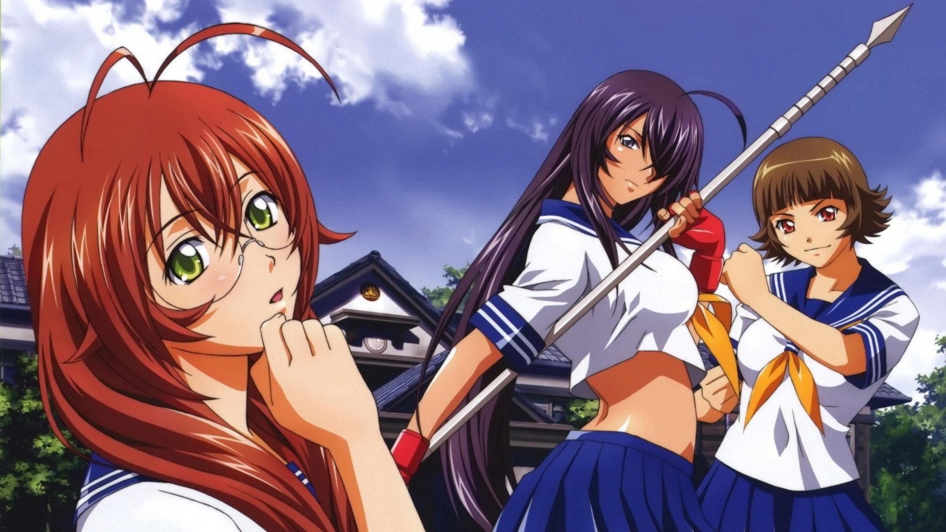 Ikki Tousen in Kyoto 2011 movie scene