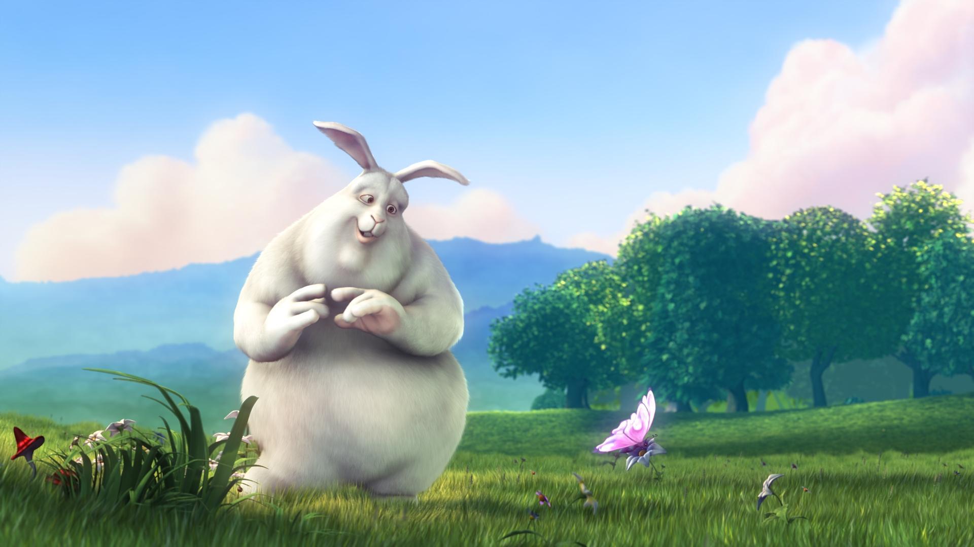 Big Buck Bunny 2008 movie scene
