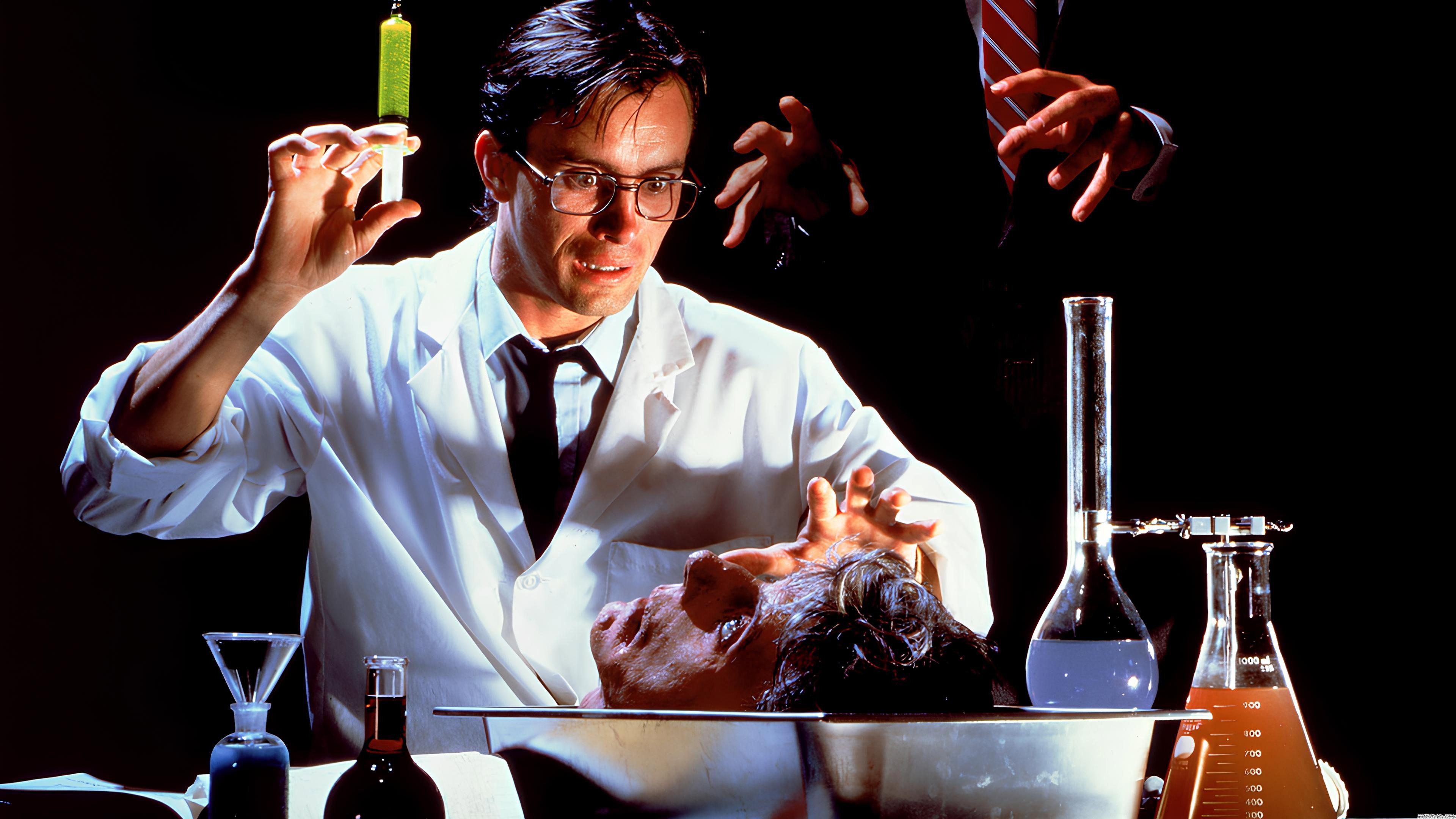 Re-Animator 1985 movie scene