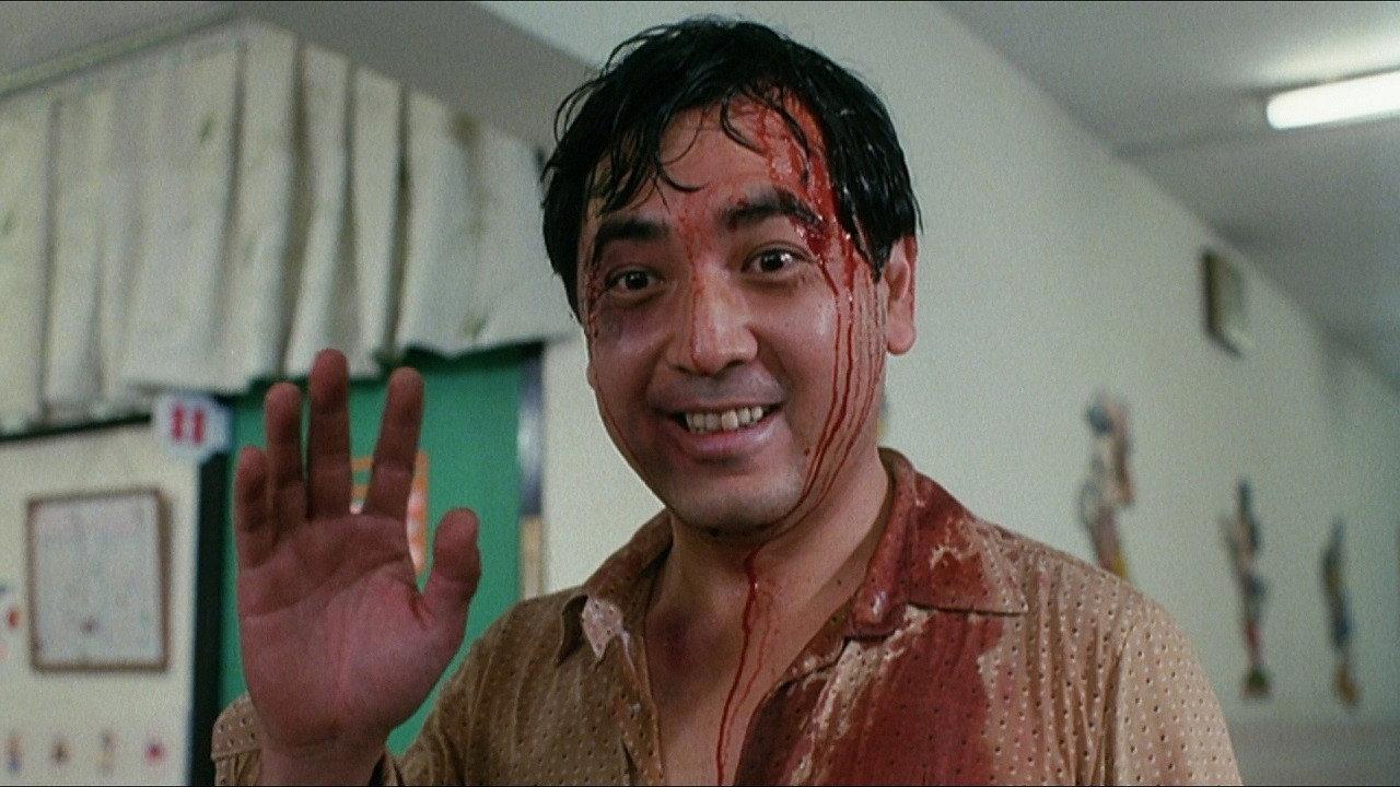 The Lunatics 1986 movie scene
