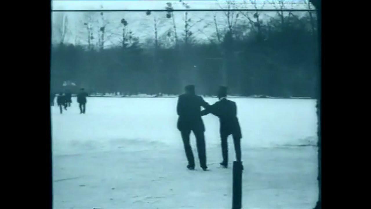Max Learns to Skate 1907 movie scene