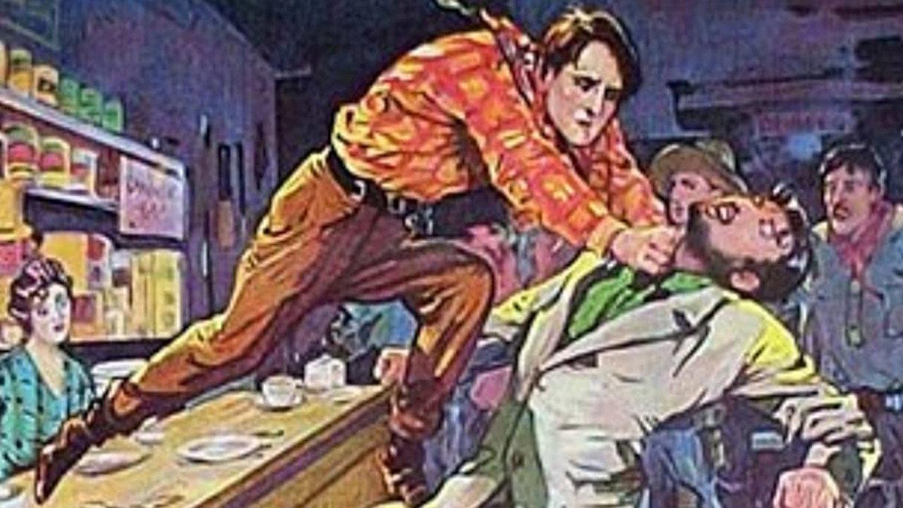 King of the Saddle 1926 movie scene