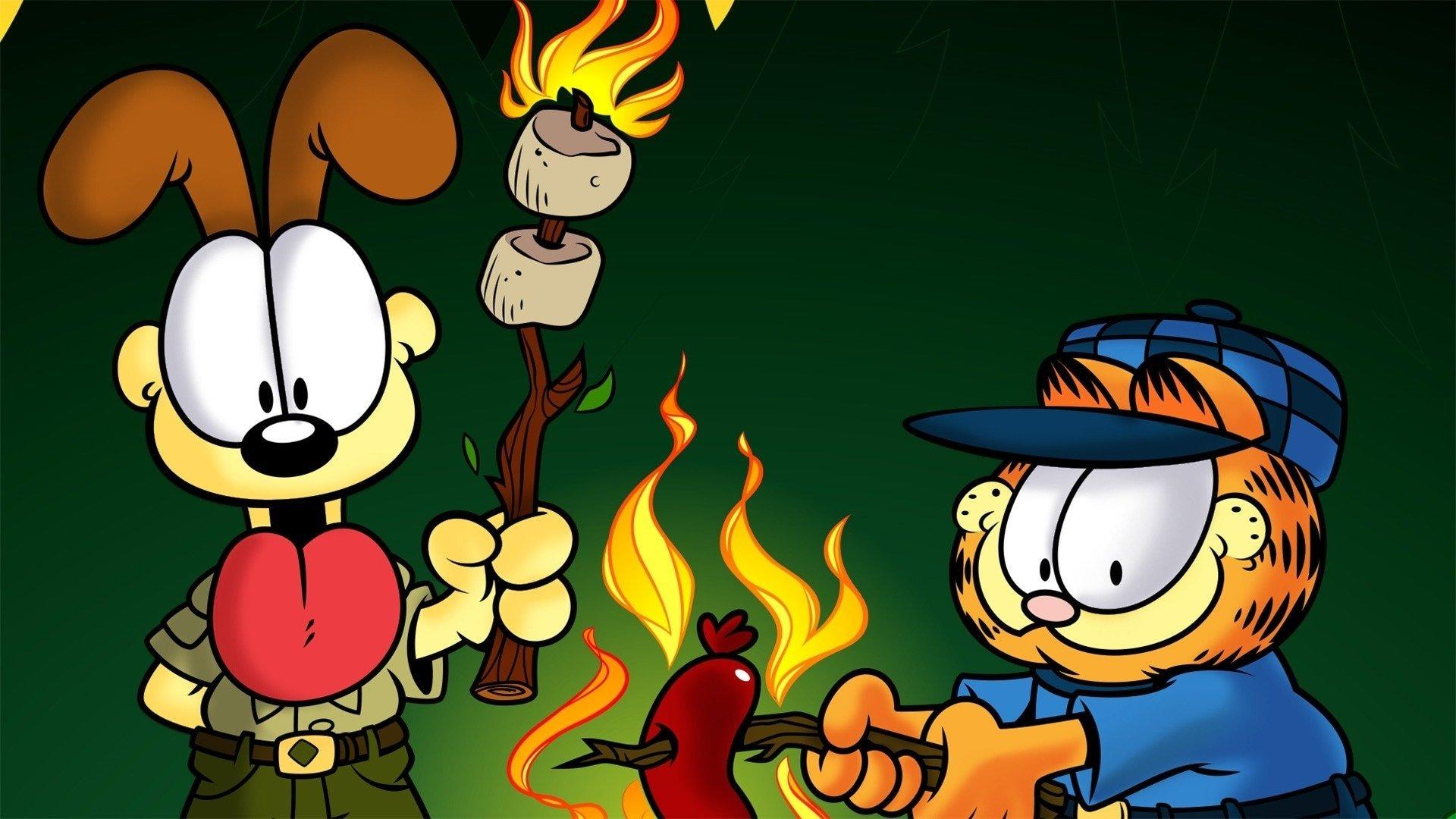 Garfield in the Rough 1984 movie scene