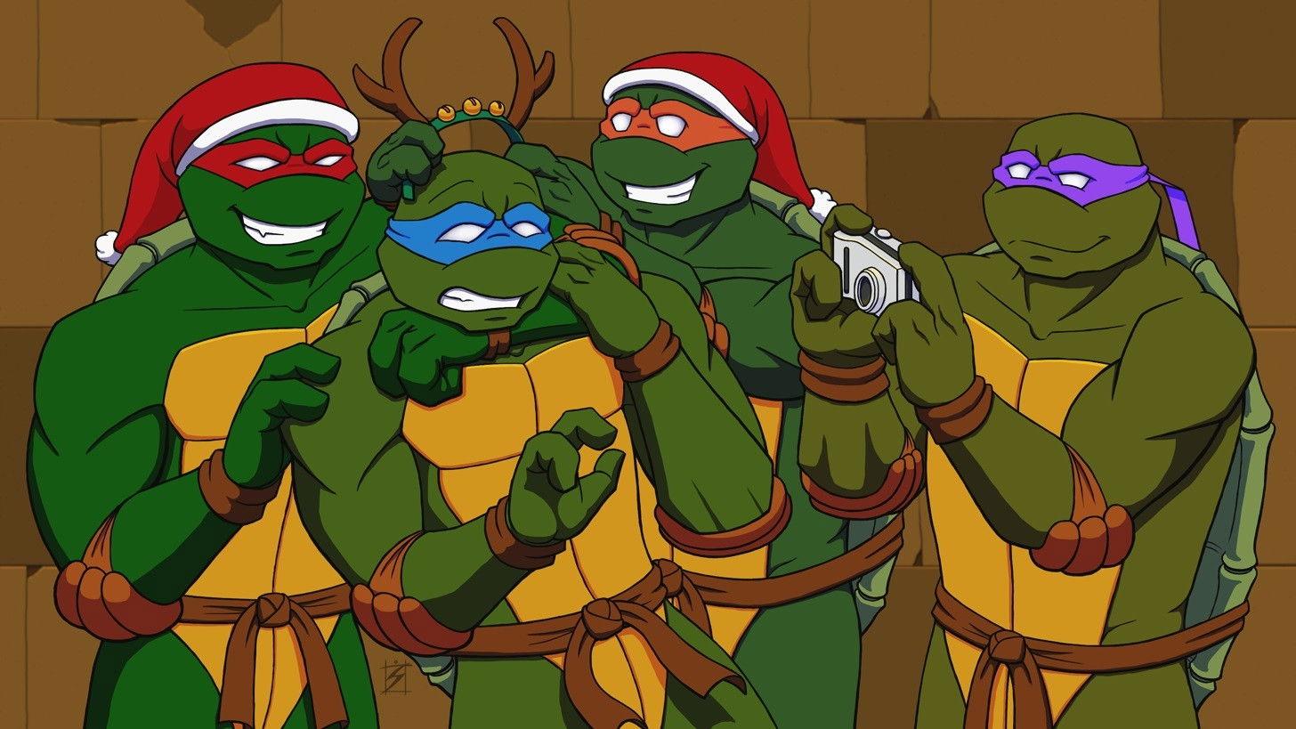 Teenage Mutant Ninja Turtles: Cowabunga Christmas 2015 movie scene