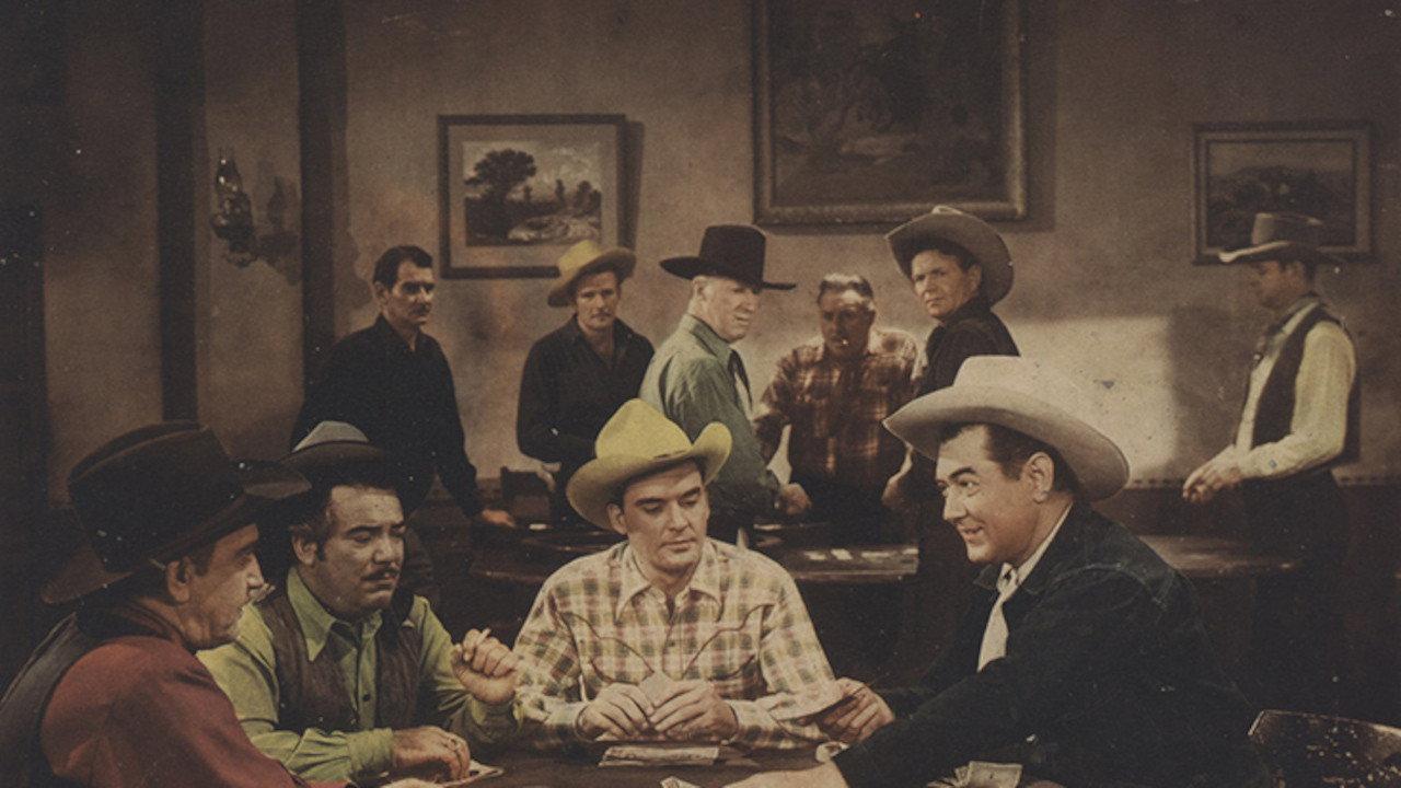 Flashing Guns 1947 movie scene