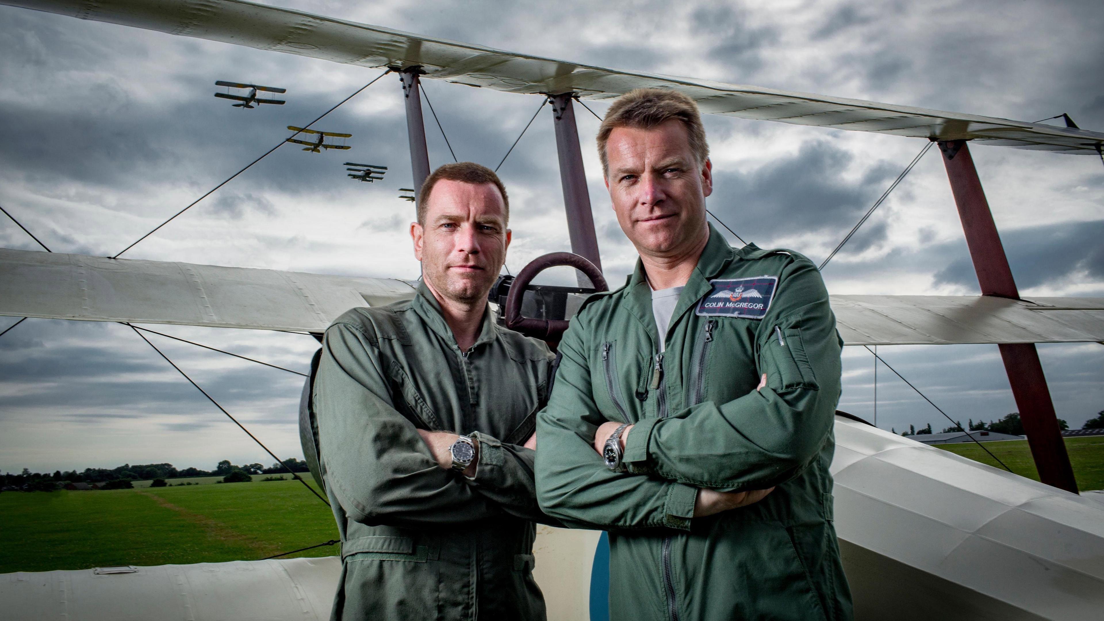 RAF at 100 with Ewan and Colin McGregor 2018 movie scene