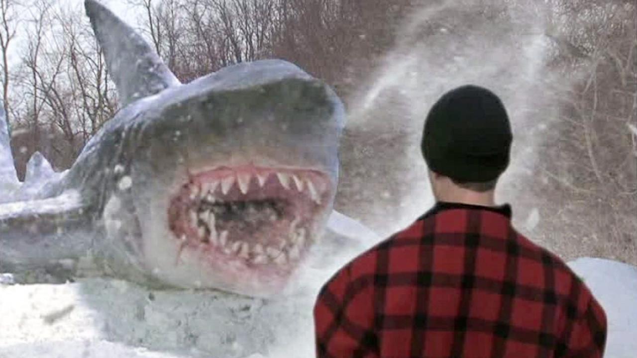 Snow Shark: Ancient Snow Beast 2011 movie scene