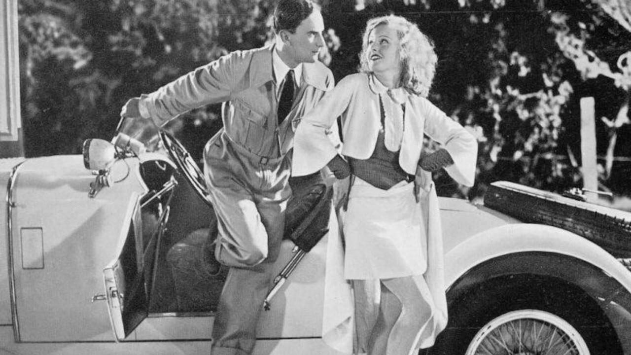 The Three from the Filling Station 1930 movie scene