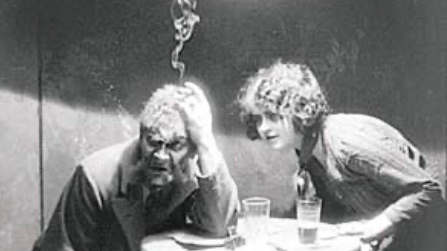 A Strange Case 1914 movie scene